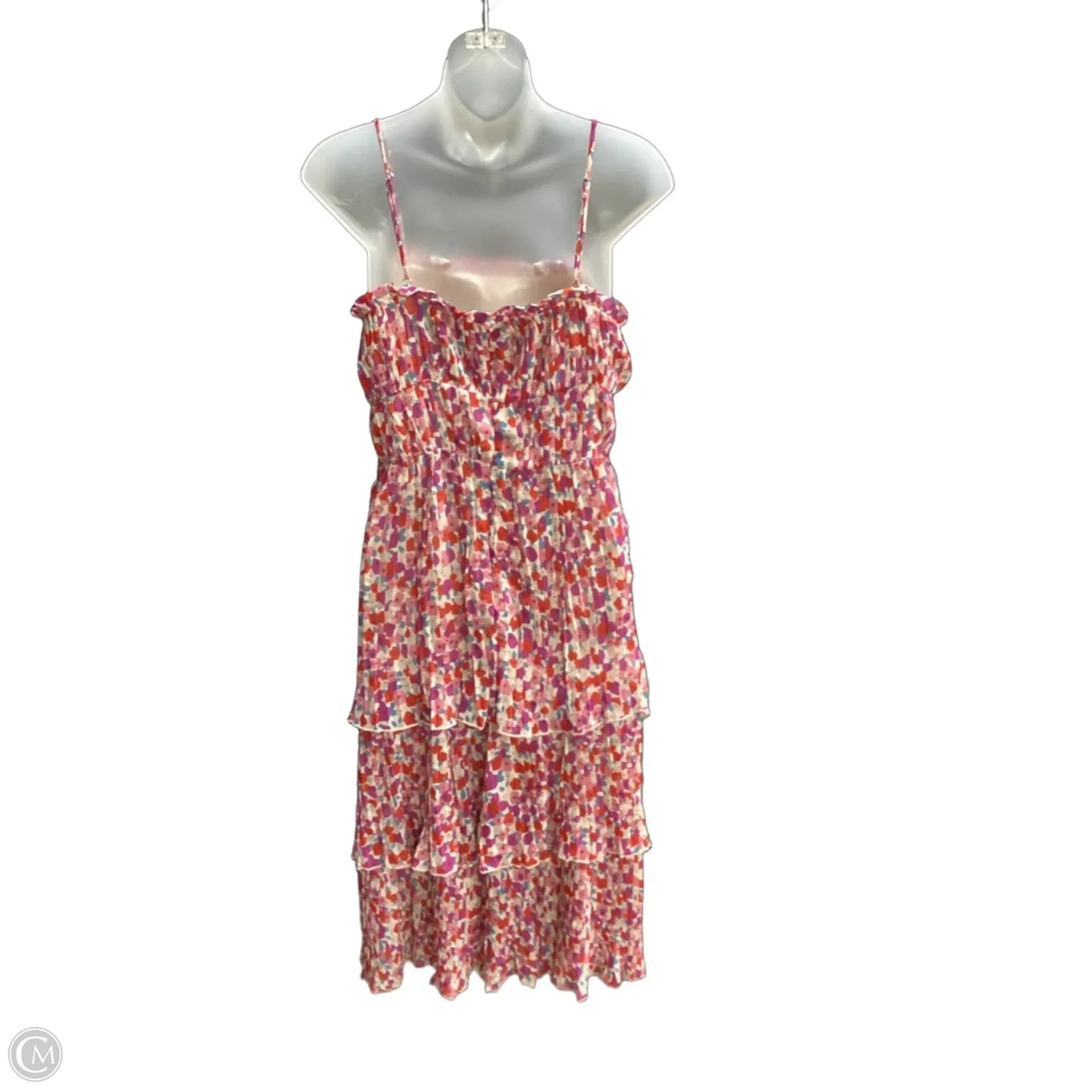 Dress Party Midi By Lucy Paris In Floral Print, Size: Xs
