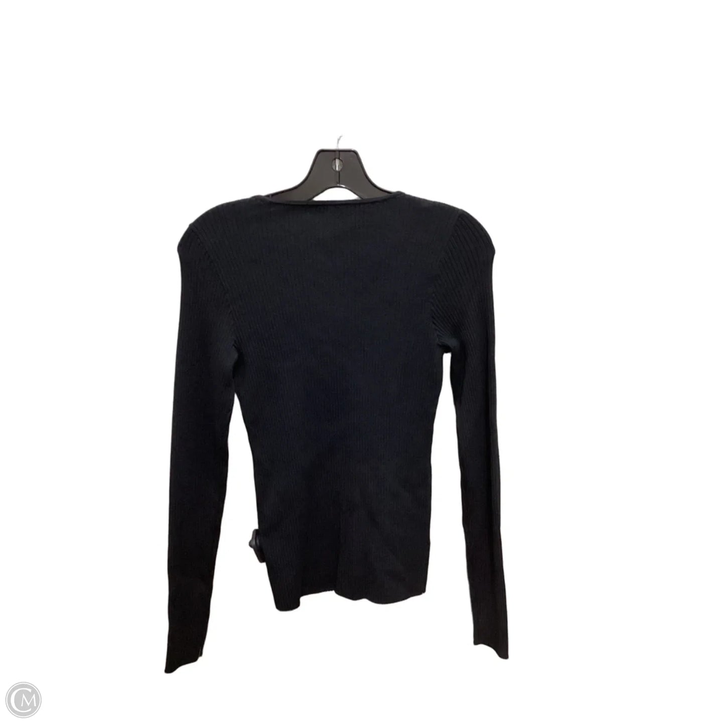 Top Long Sleeve By Inc In Black, Size: S