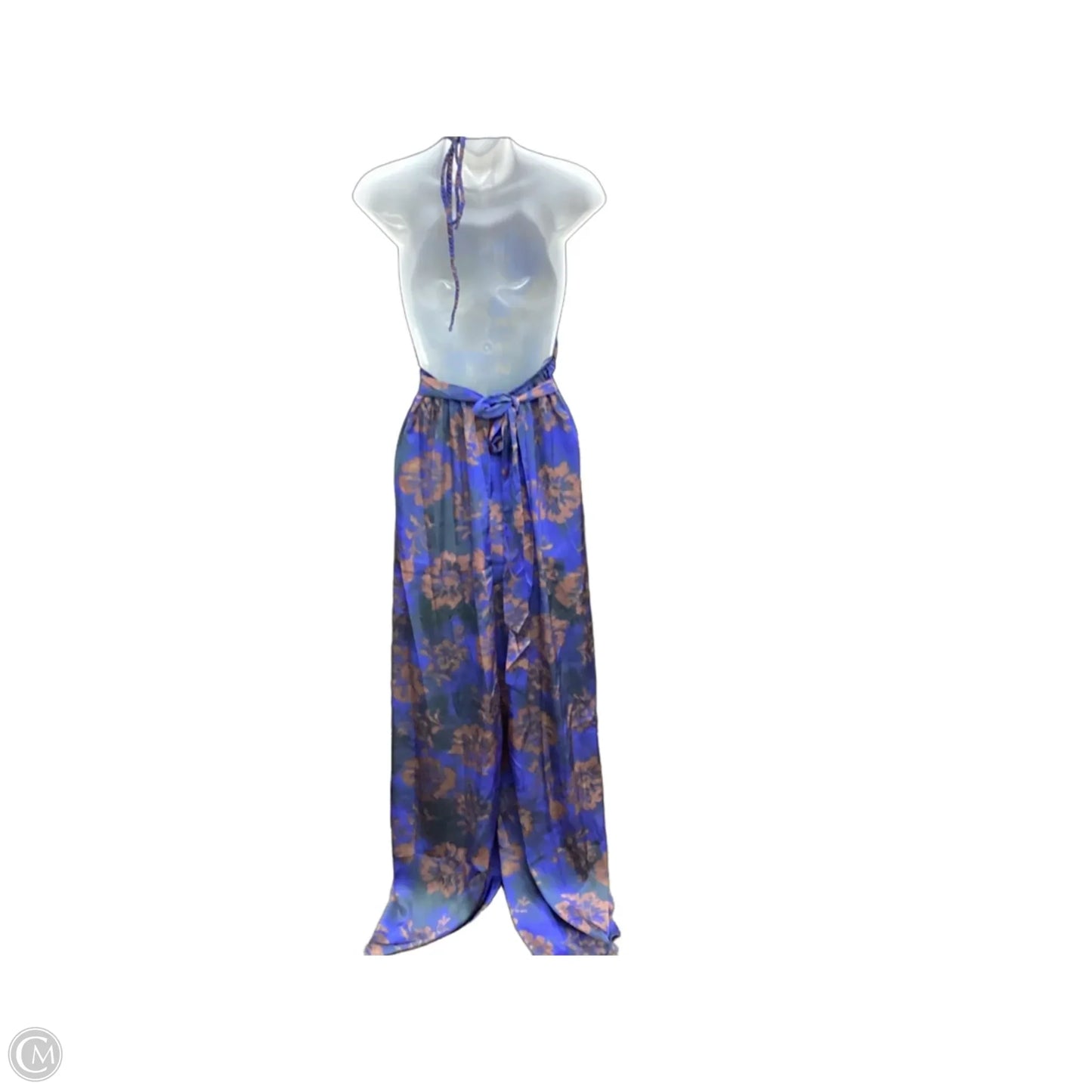 Jumpsuit By Aakaa In Blue & Brown, Size: M