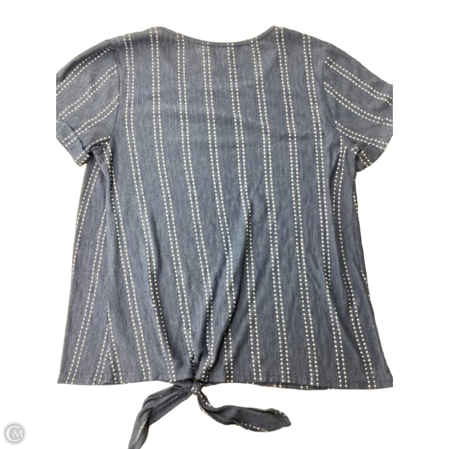 Top Short Sleeve By W5 In Blue, Size: L