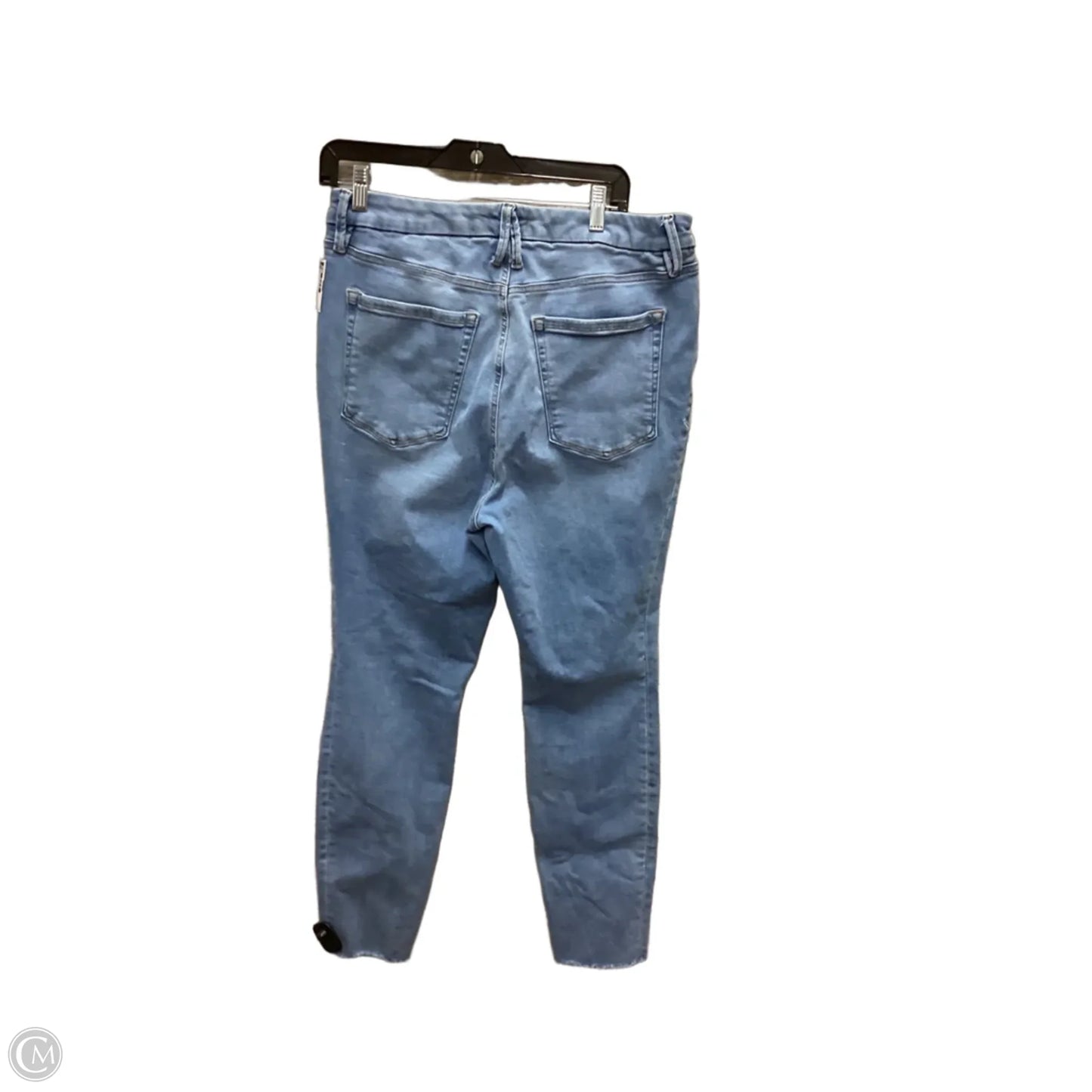 Jeans Skinny By Good American In Blue Denim, Size: 14