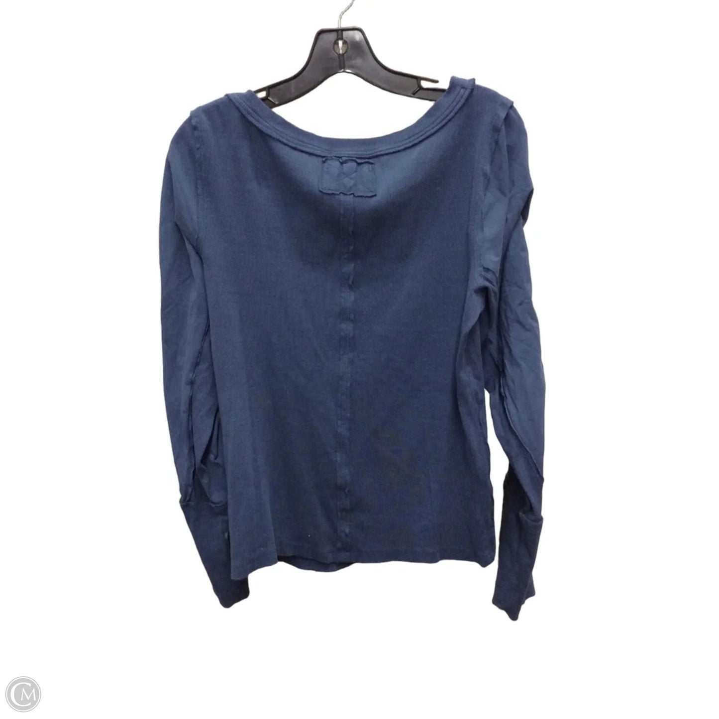 Top Long Sleeve By We The Free In Navy, Size: Xl