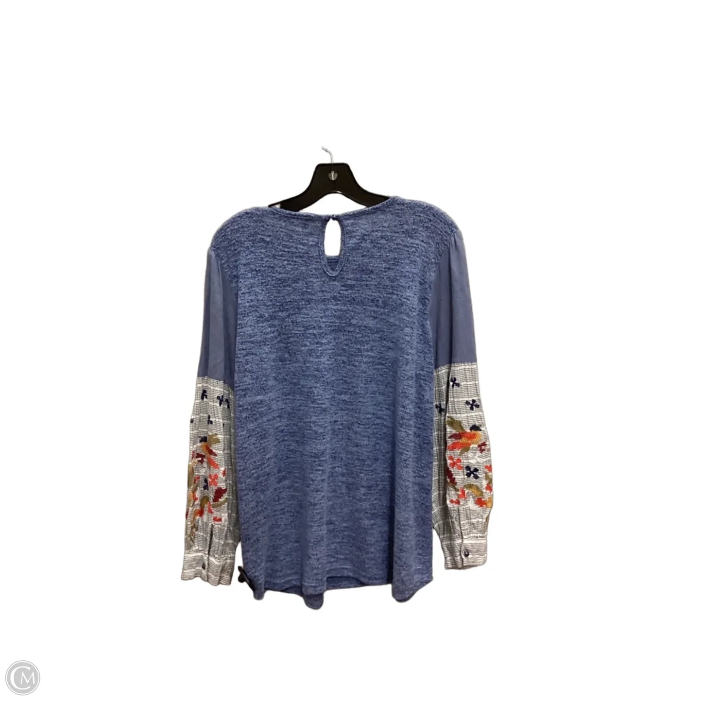 Top Long Sleeve By Indigo Thread In Blue, Size: M