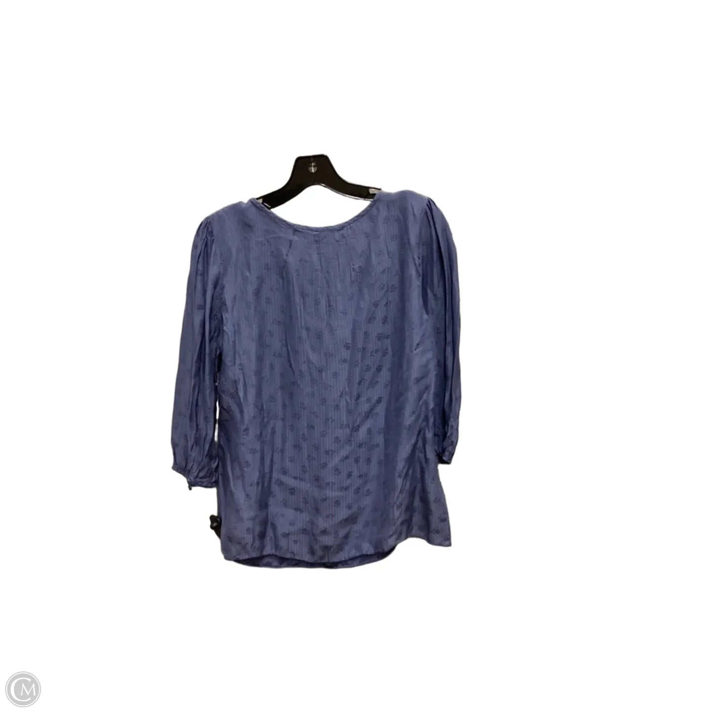 Blouse Designer By Marc By Marc Jacobs In Blue, Size: L