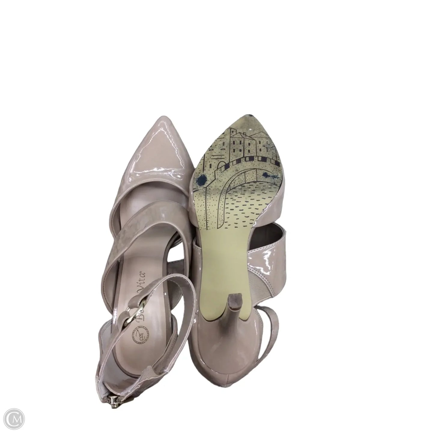 Shoes Heels Stiletto By Clothes Mentor In Beige, Size: 9