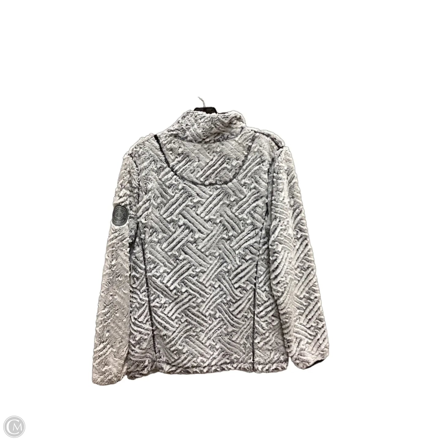 Top Long Sleeve By Simply Southern In Grey, Size: M