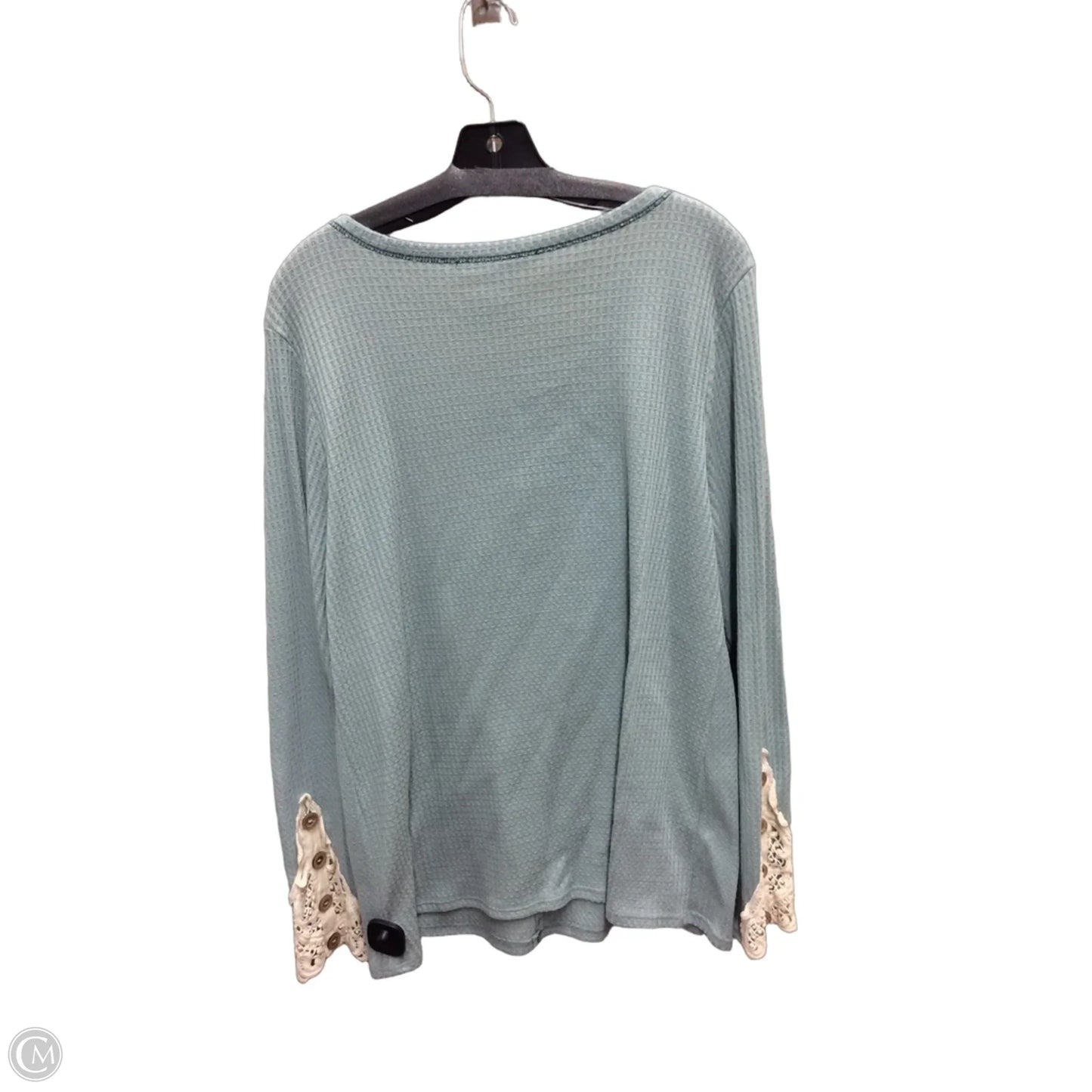 Top Long Sleeve Basic By Three Bird Nest In Green, Size: Xl