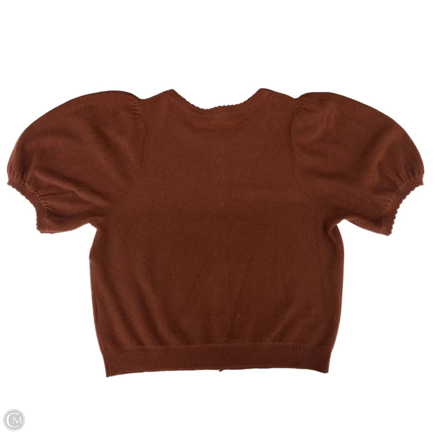 Sweater Cardigan Cashmere By Maeve In Brown, Size: 2x