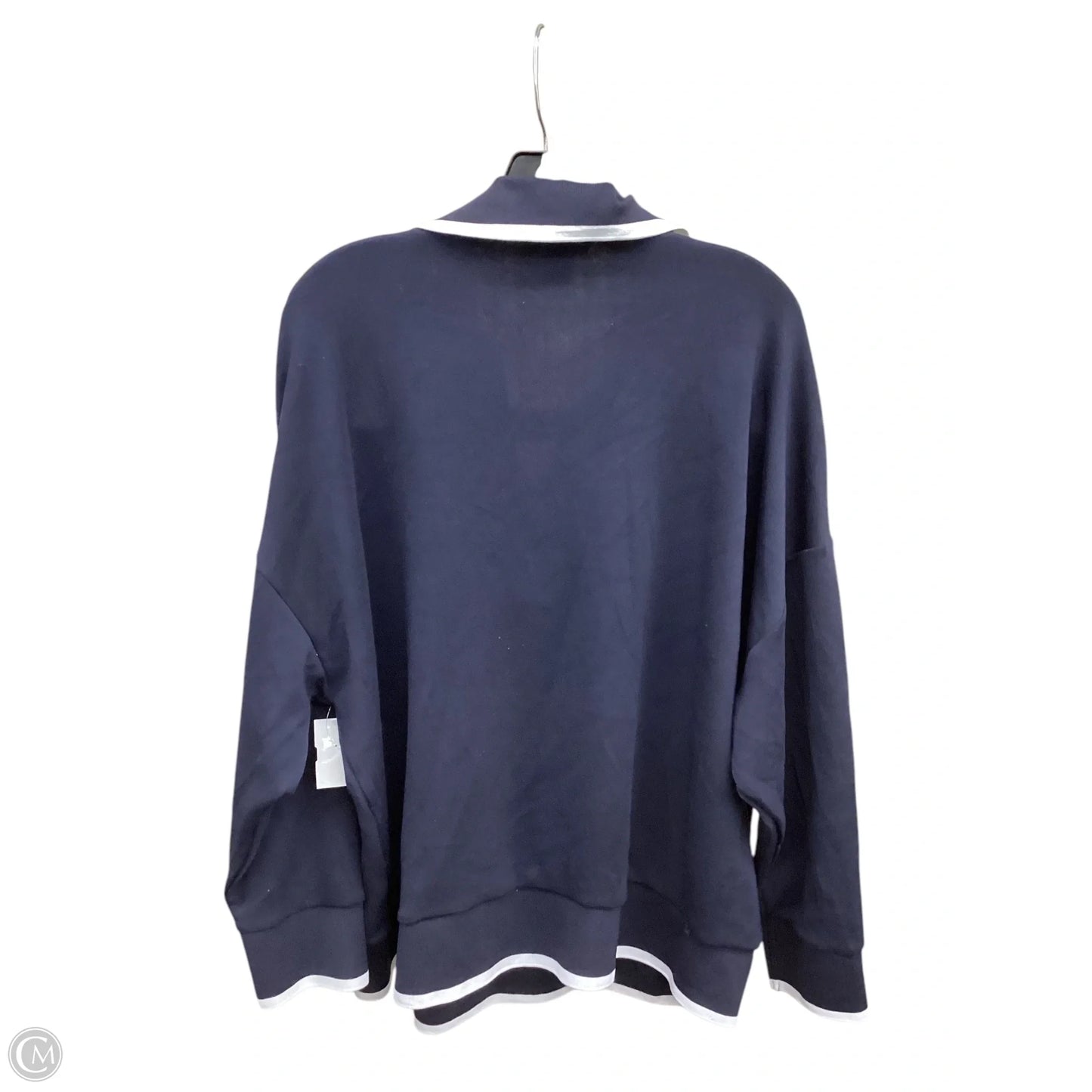 Top Long Sleeve By Cynthia Rowley In Navy, Size: 2x