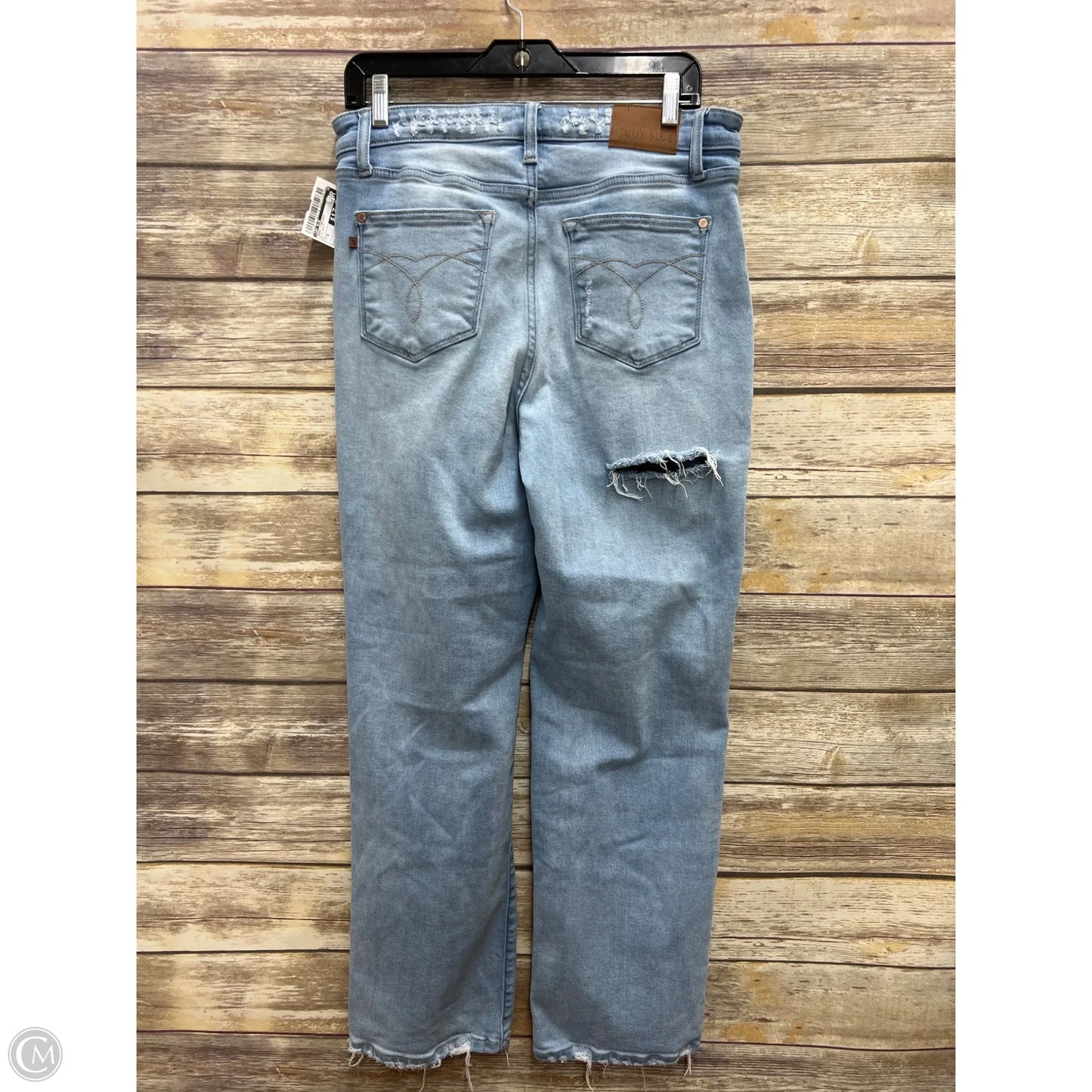 Jeans Straight By Judy Blue In Blue Denim, Size: 8