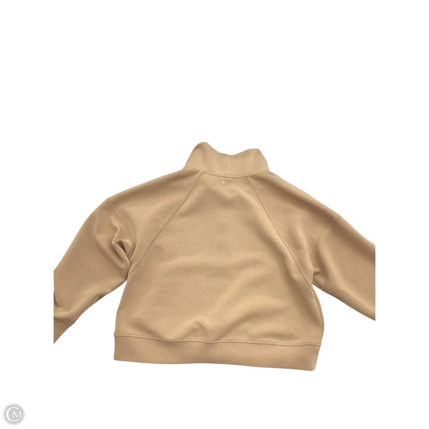 Athletic Sweatshirt Collar By Calia In Tan, Size: L