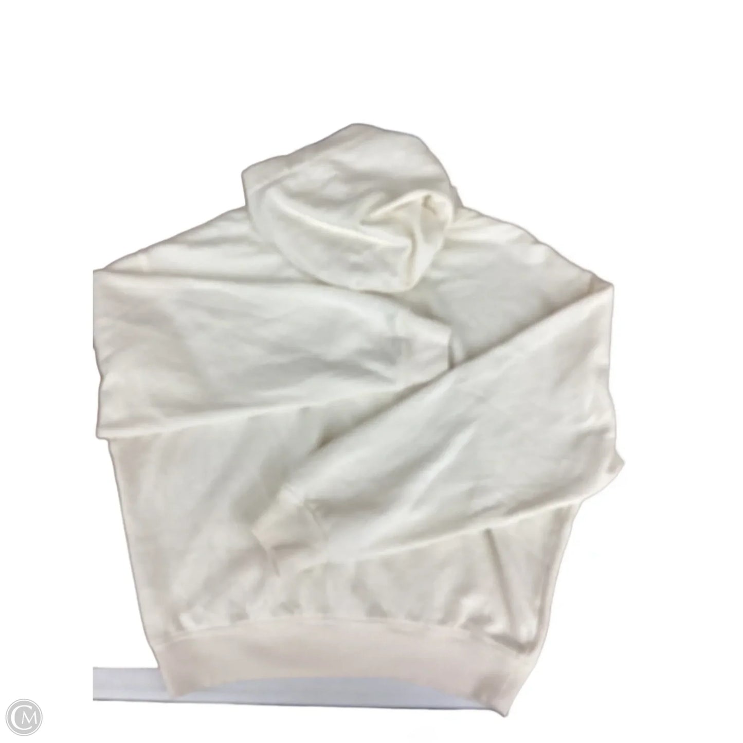 Sweatshirt Hoodie By Express In Cream, Size: S