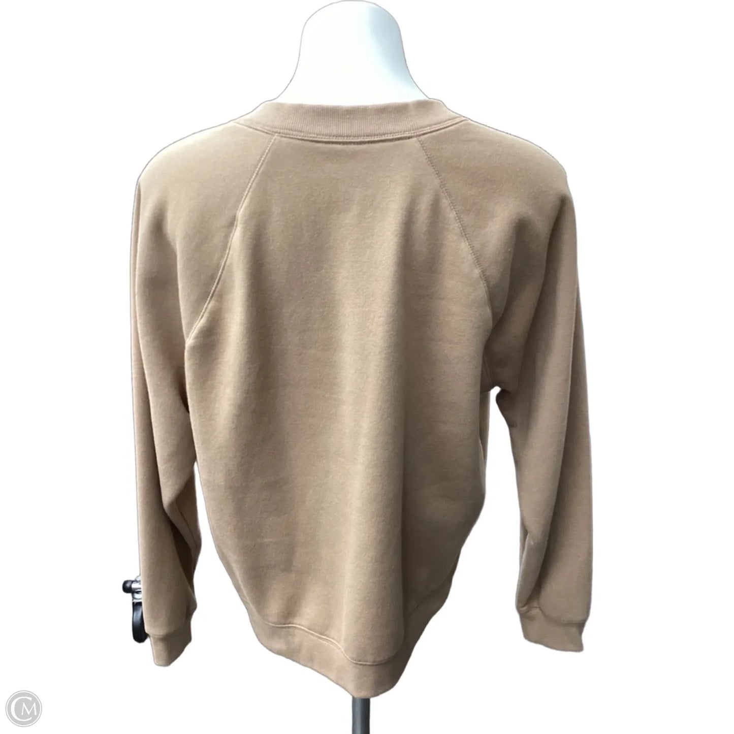 Sweatshirt Crewneck By Sonoma In Tan, Size: M
