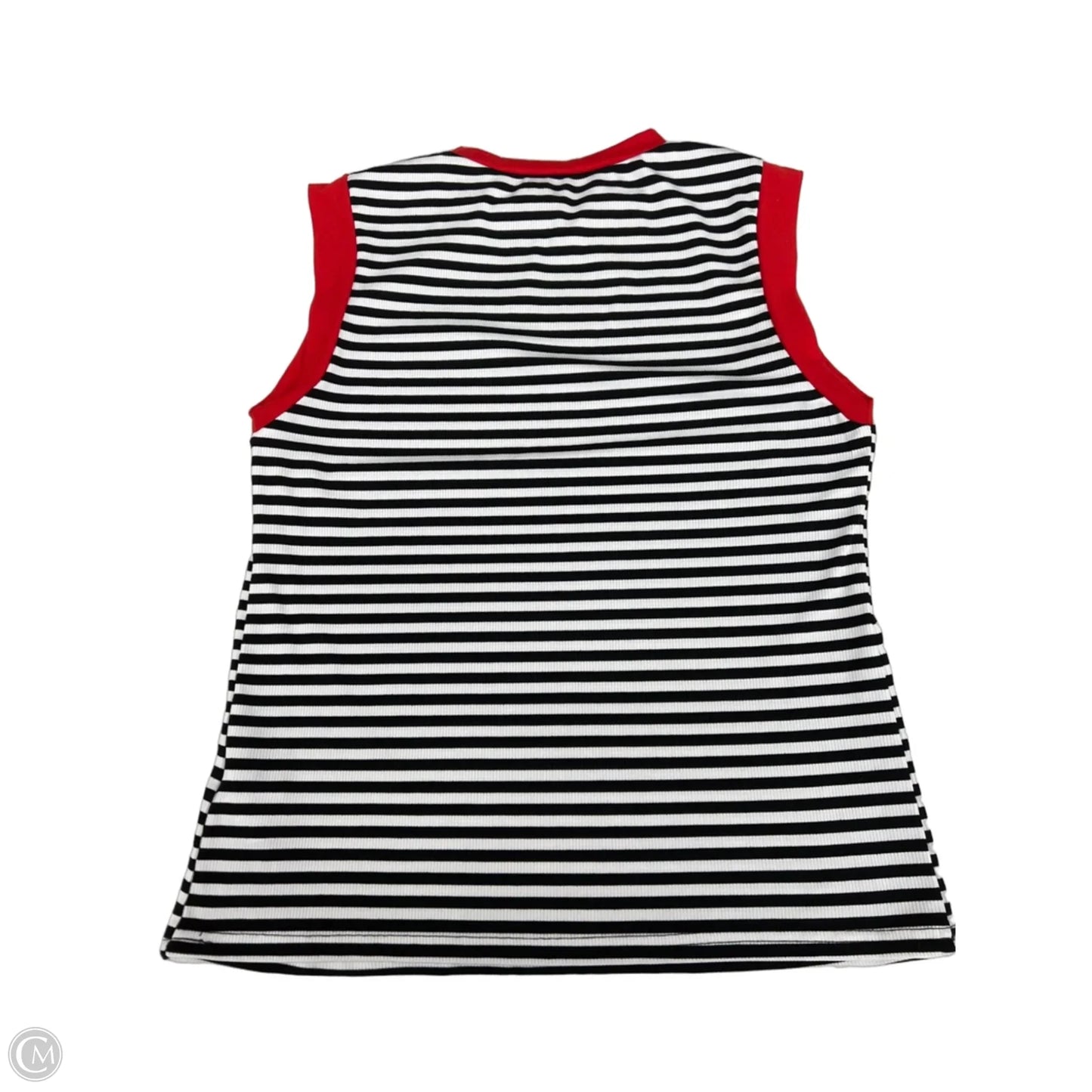 Top Sleeveless Basic By Shein In Striped Pattern, Size: S