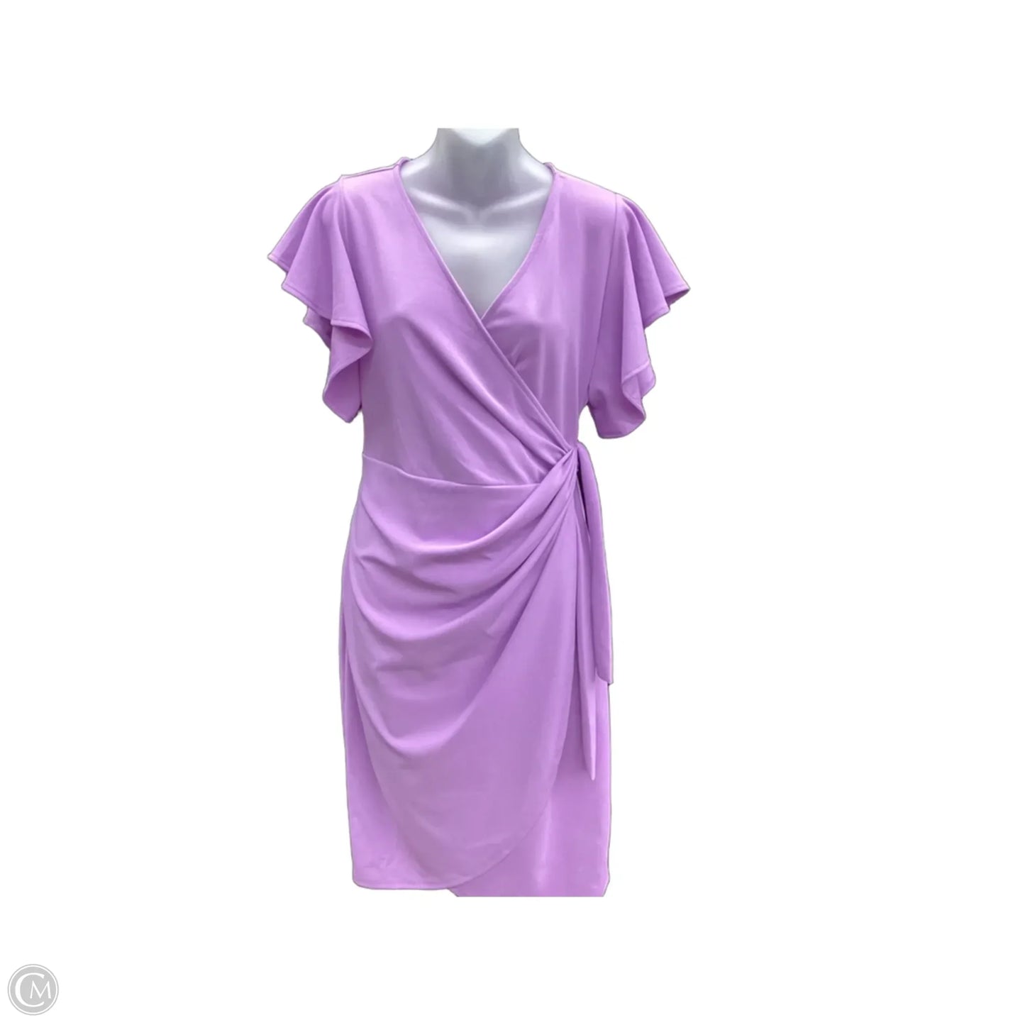 Dress Casual Short By Clothes Mentor In Purple, Size: Xl