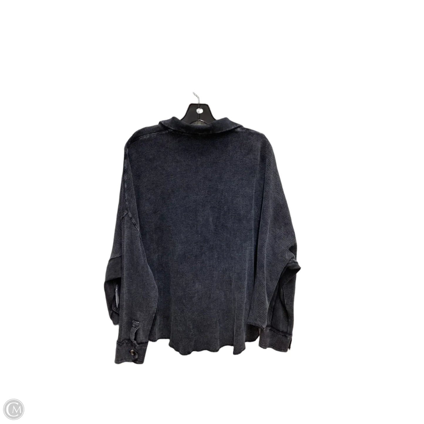 Top Long Sleeve By Clothes Mentor In Black, Size: M