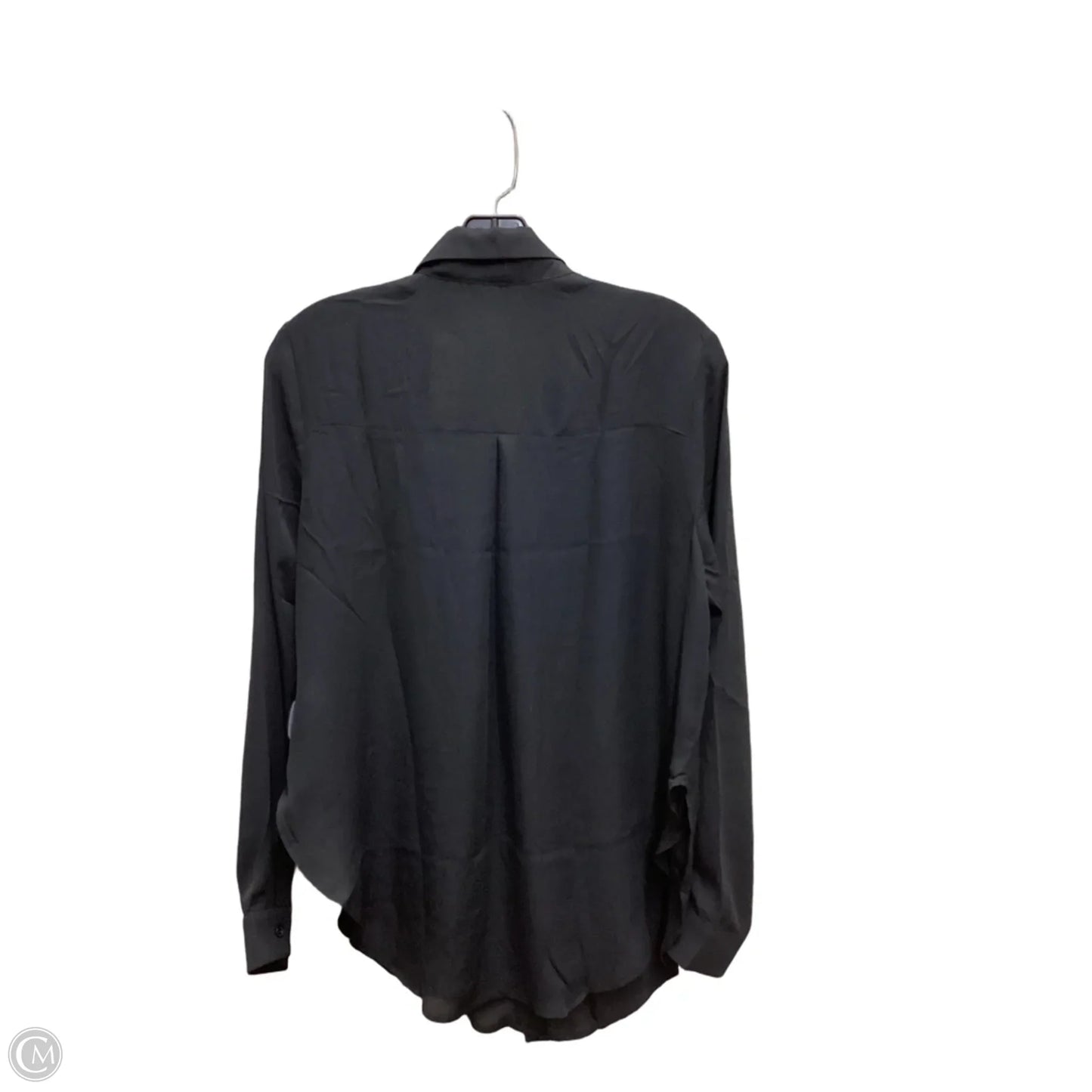 Blouse Long Sleeve By Timing In Black, Size: M