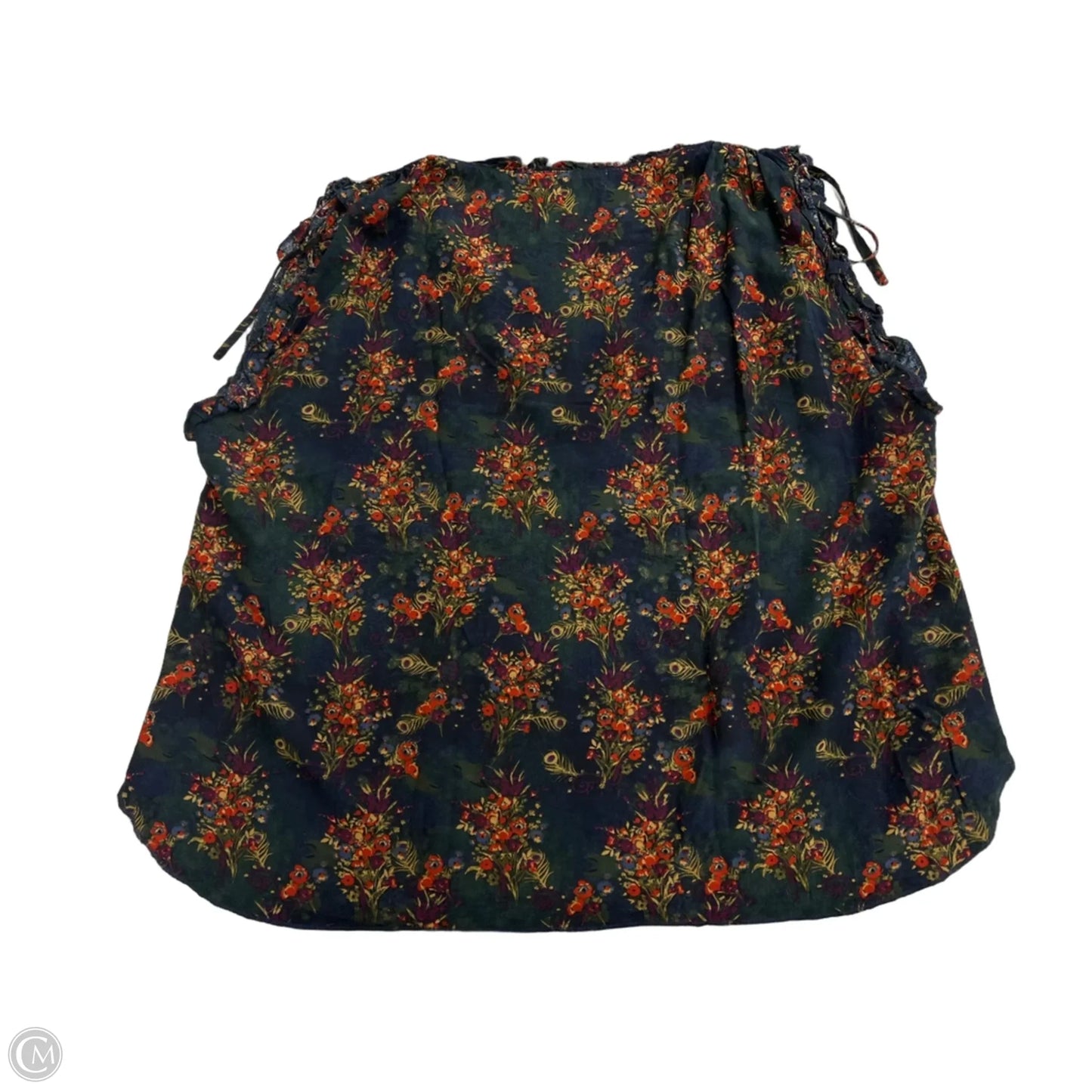 Blouse Sleeveless By Natural Life In Floral Print, Size: L
