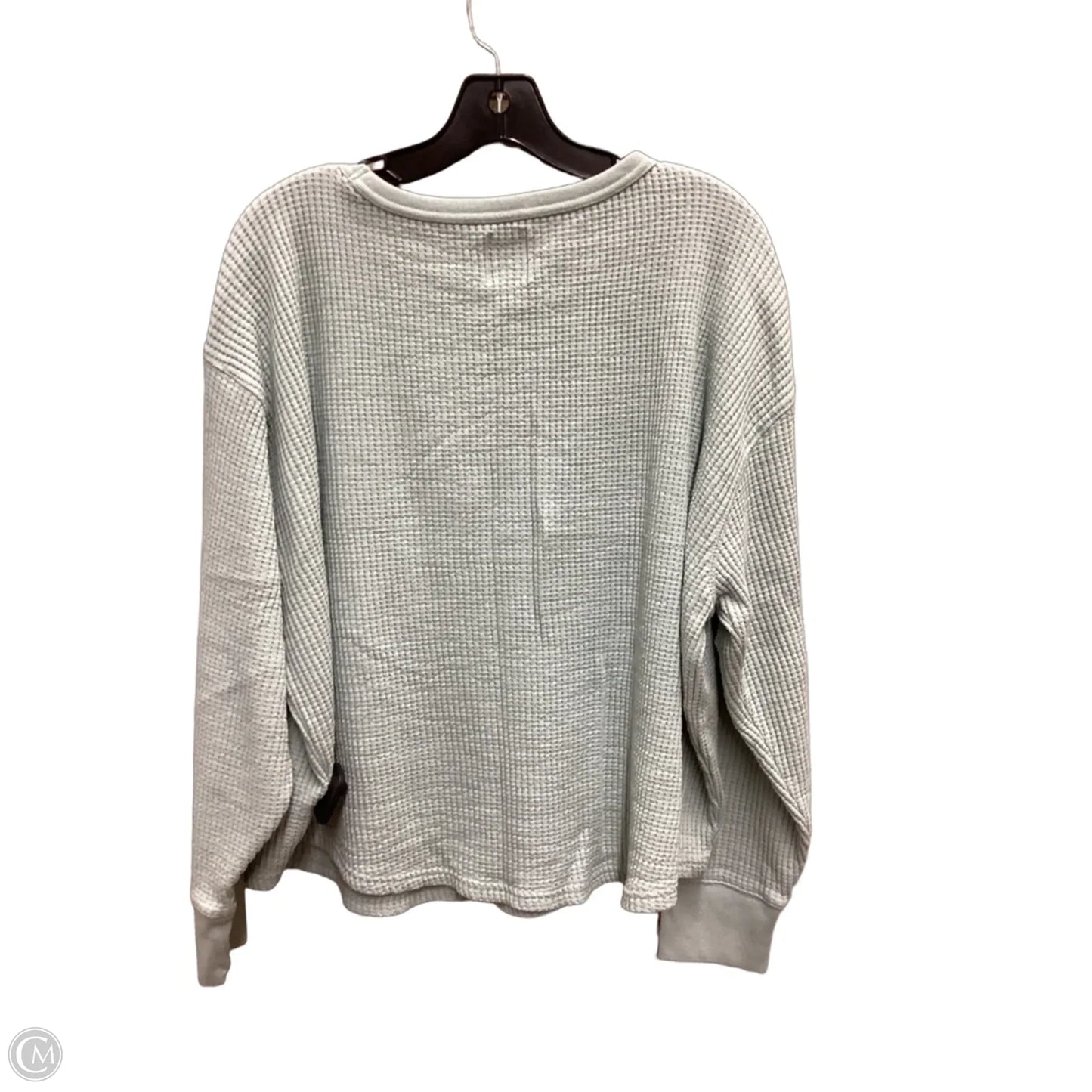 Top Long Sleeve By Gap In Green, Size: Xxl