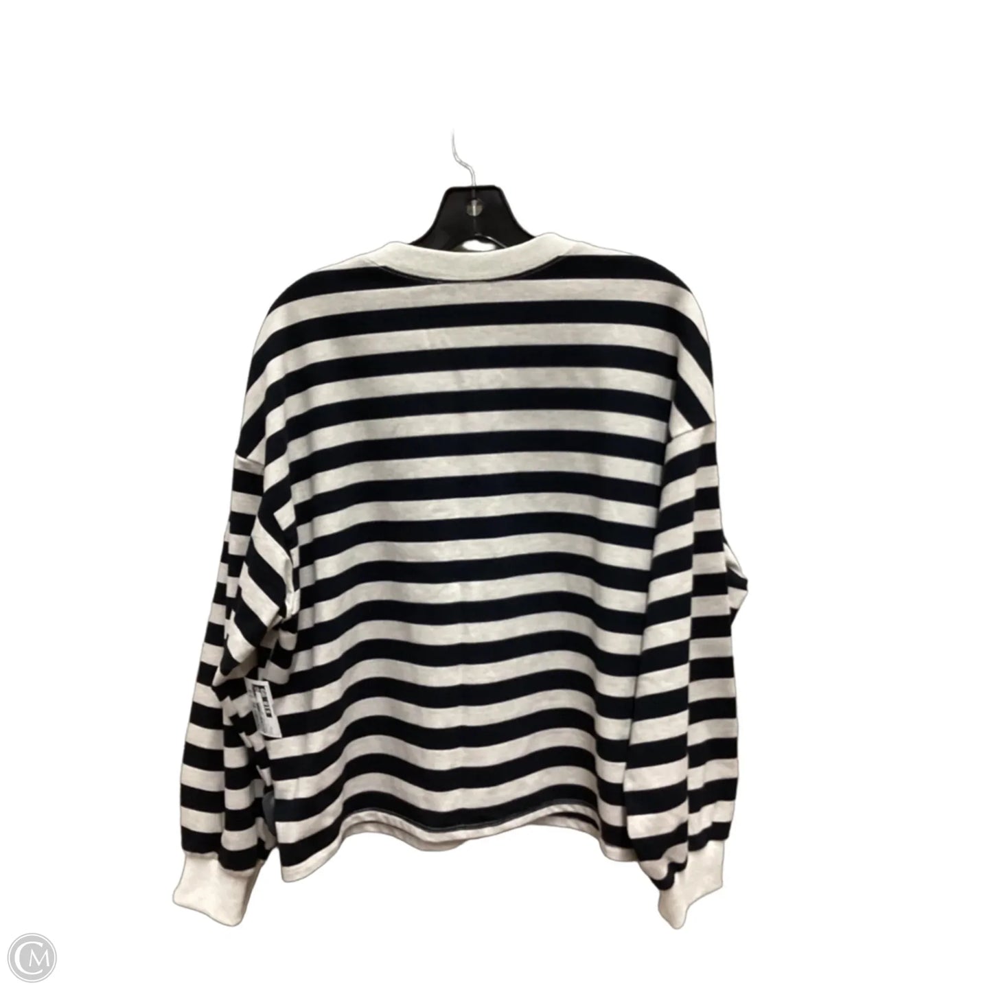 Sweatshirt Crewneck By Sadie & Sage In Striped Pattern, Size: S