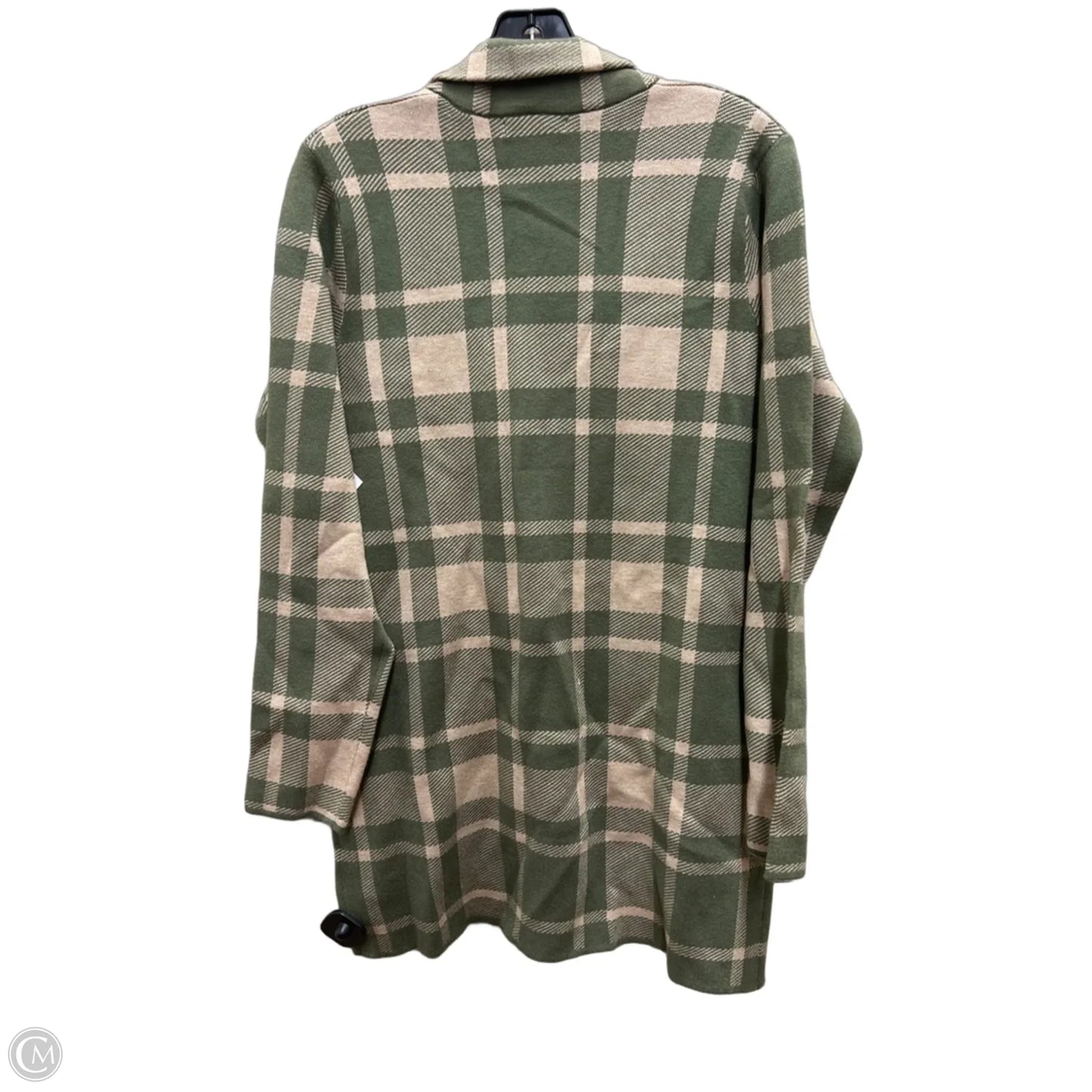 Blazer By Christian Siriano In Green & Tan, Size: M