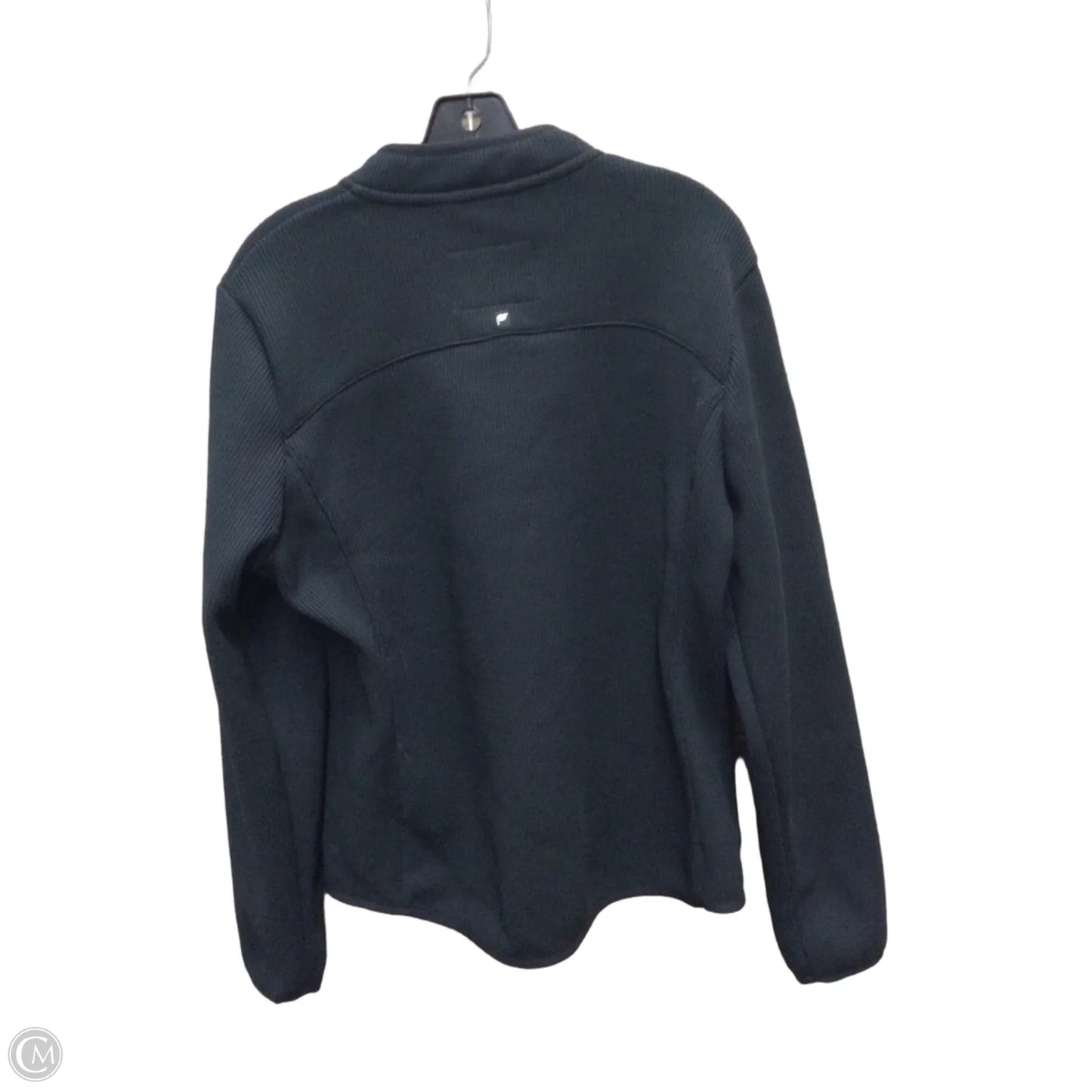 Athletic Sweatshirt Collar By Fabletics In Black, Size: Xl