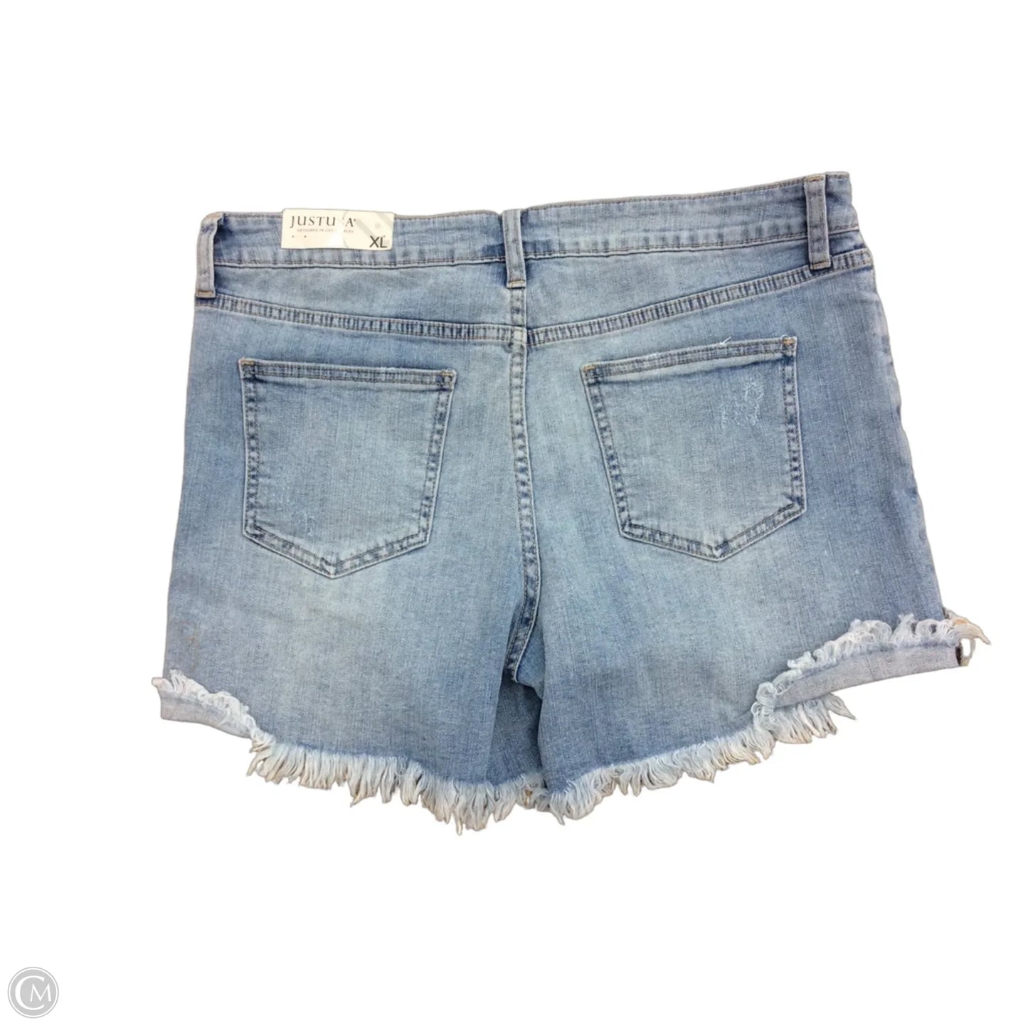 Shorts By Just Usa In Blue Denim, Size: Xl