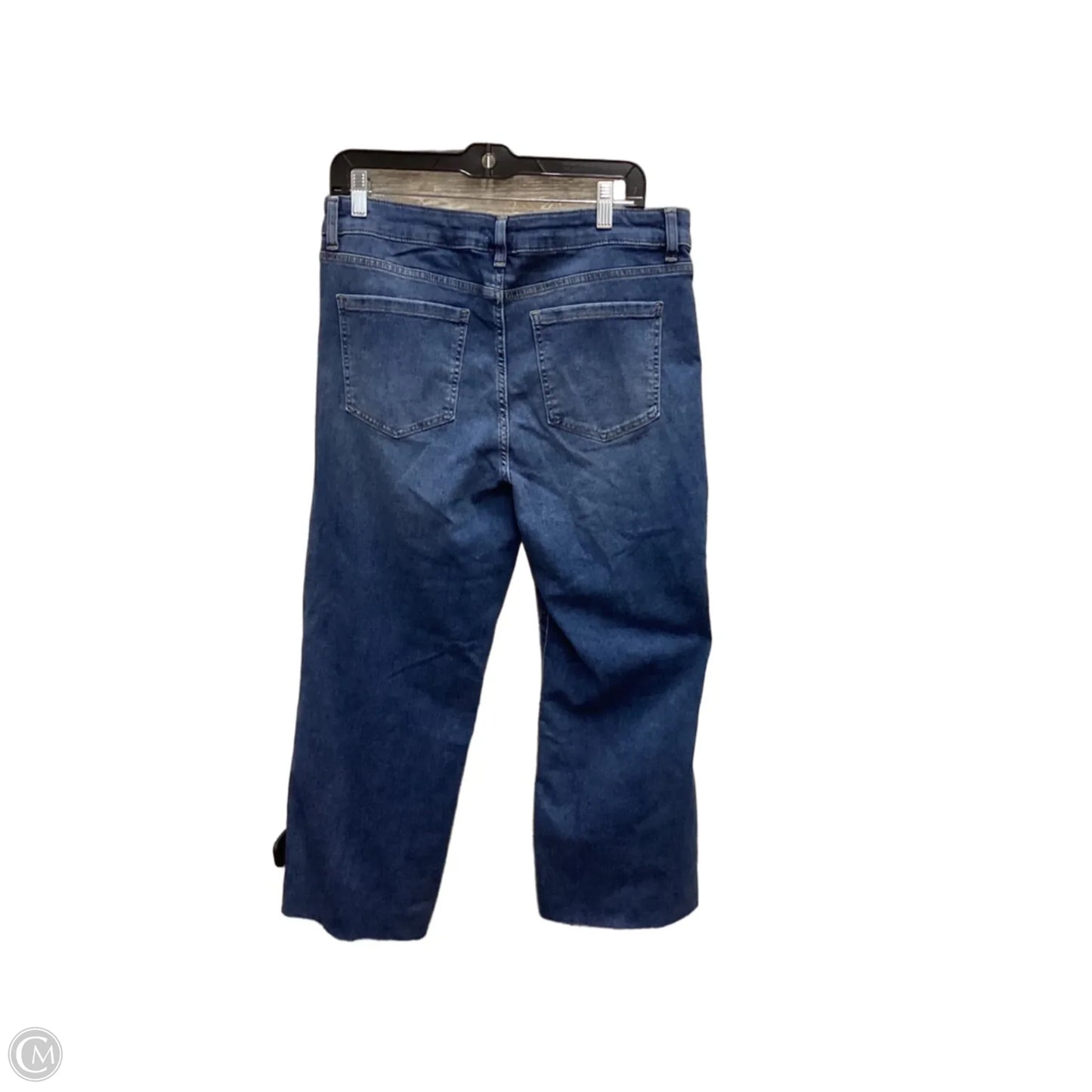 Jeans Cropped By Time And Tru In Blue Denim, Size: 14