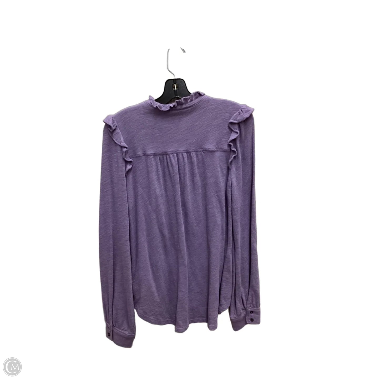 Top Long Sleeve By Pilcro In Purple, Size: S