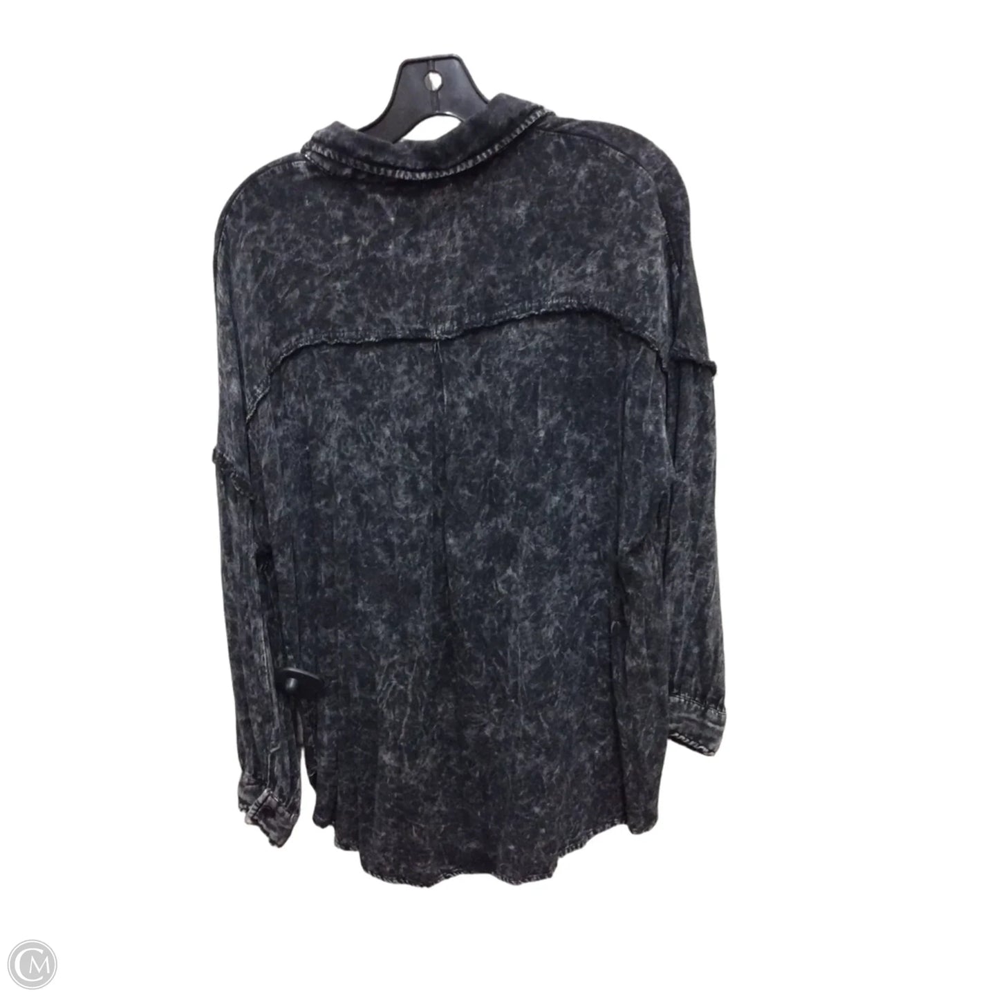 Top Long Sleeve By Jess Lea In Black, Size: L