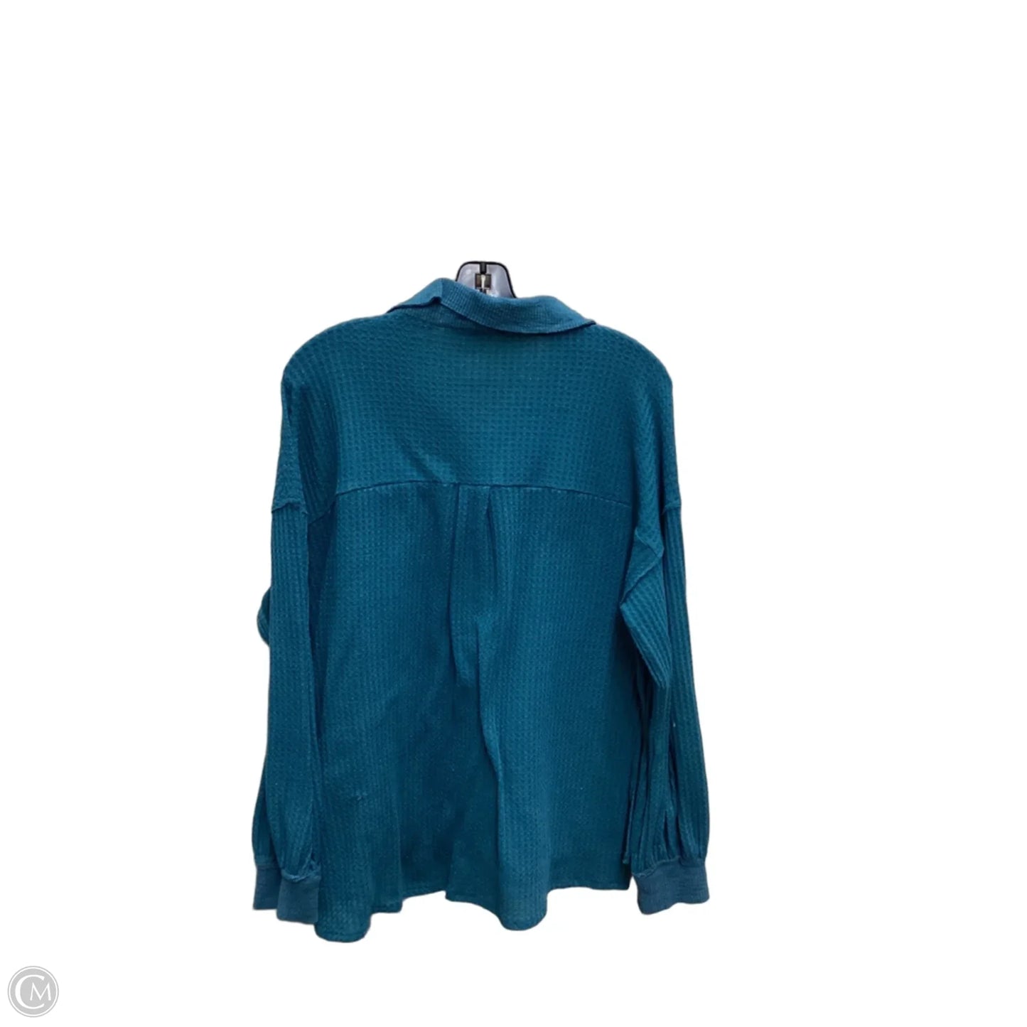 Top Long Sleeve By Umgee In Teal, Size: M