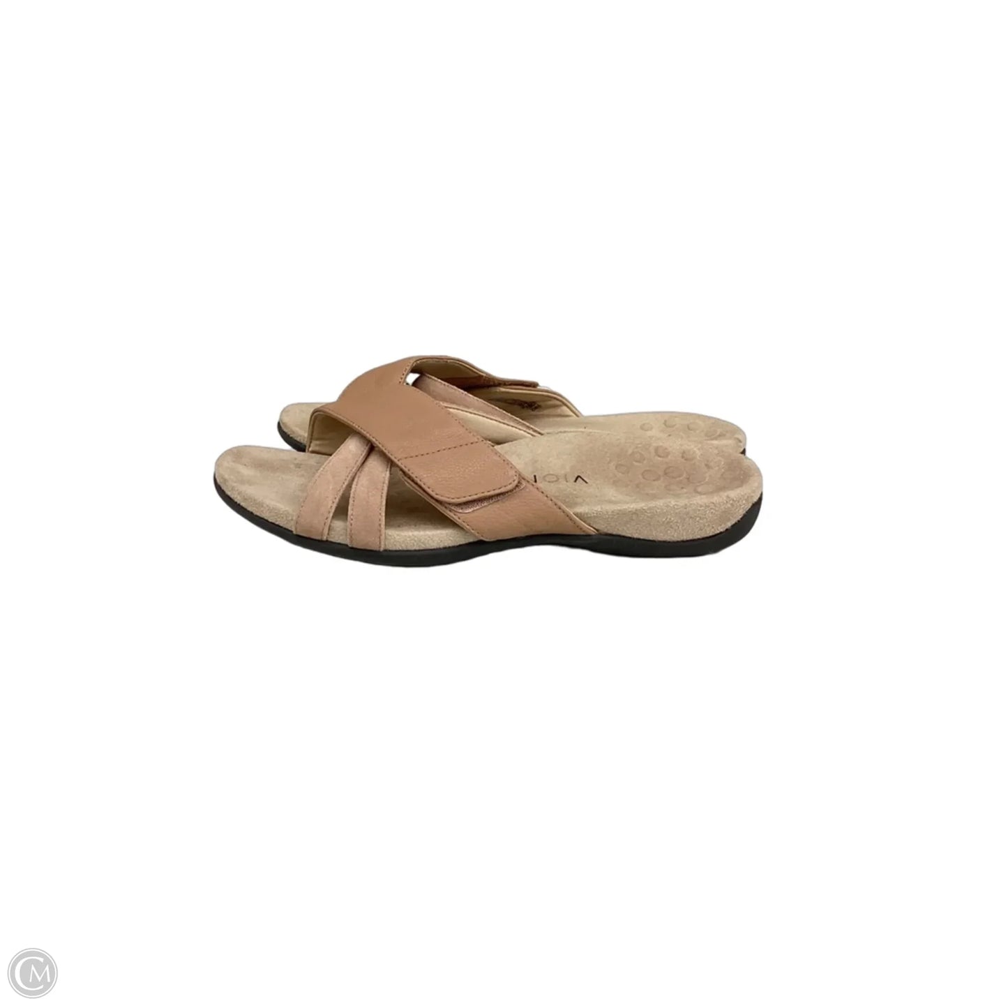 Sandals Flats By Vionic In Beige, Size: 8