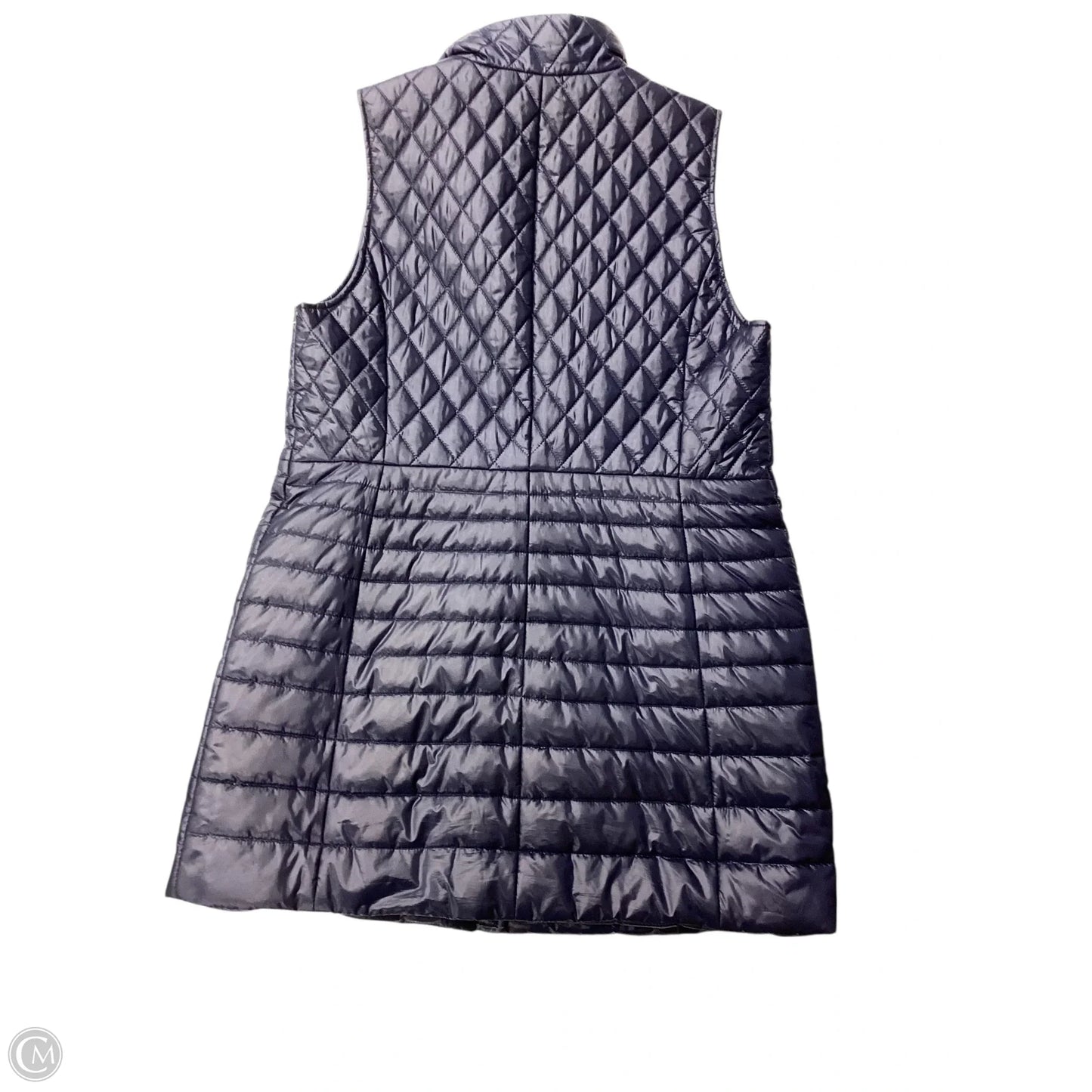 Vest Puffer & Quilted By Talbots In Blue, Size: M