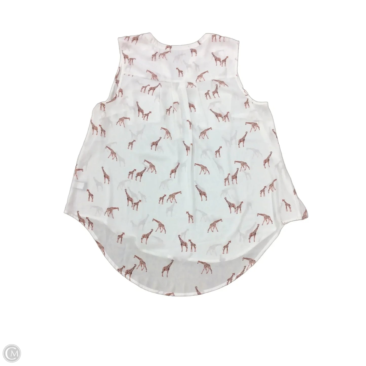 Blouse Sleeveless By Torrid In White, Size: 2x