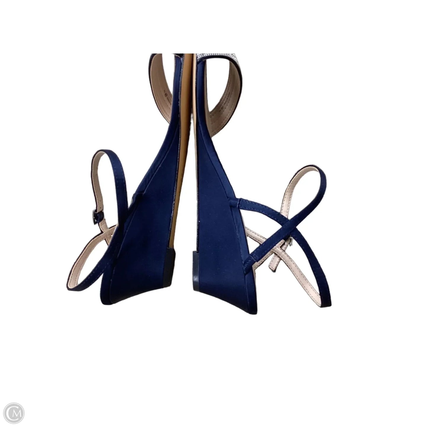 Shoes Heels Wedge By Nina In Blue, Size: 8