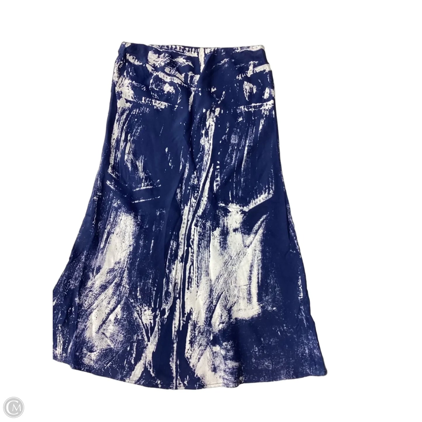 Skirt Midi By Anthropologie In Blue, Size: Xs