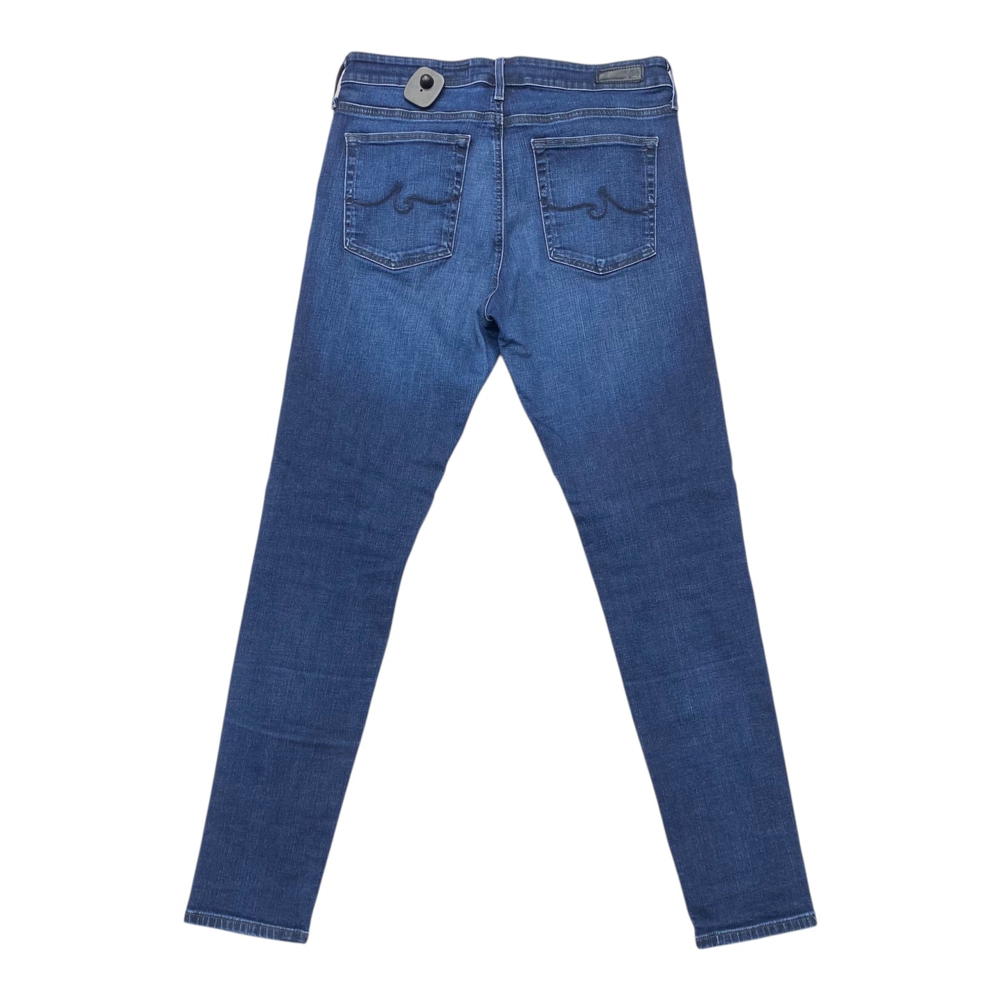 Jeans Skinny By Adriano Goldschmied In Blue Denim, Size:12