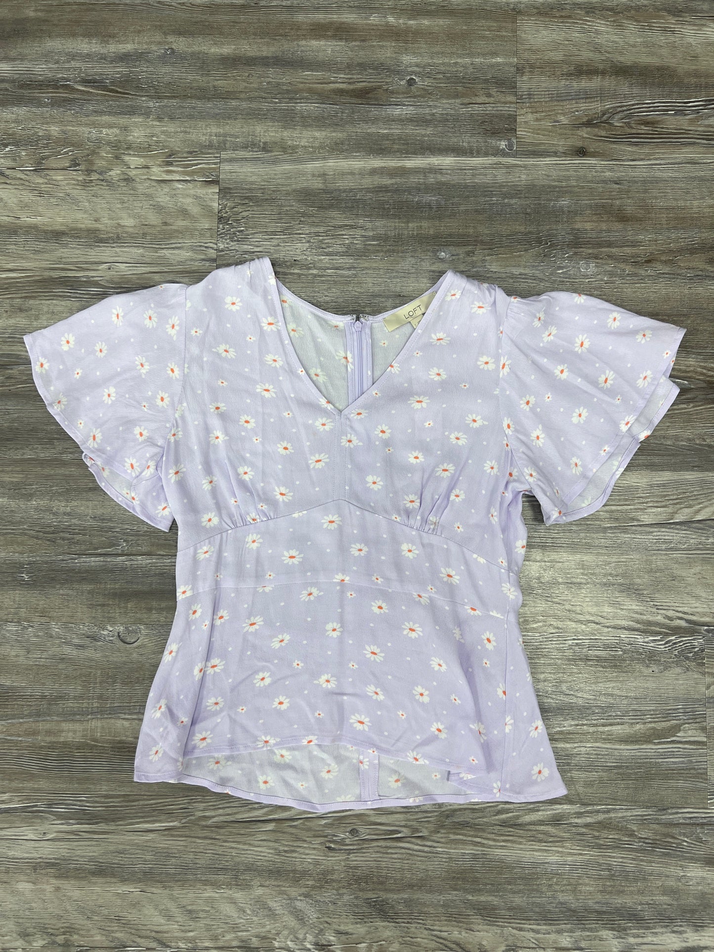 Top Short Sleeve By Loft Size: Xs