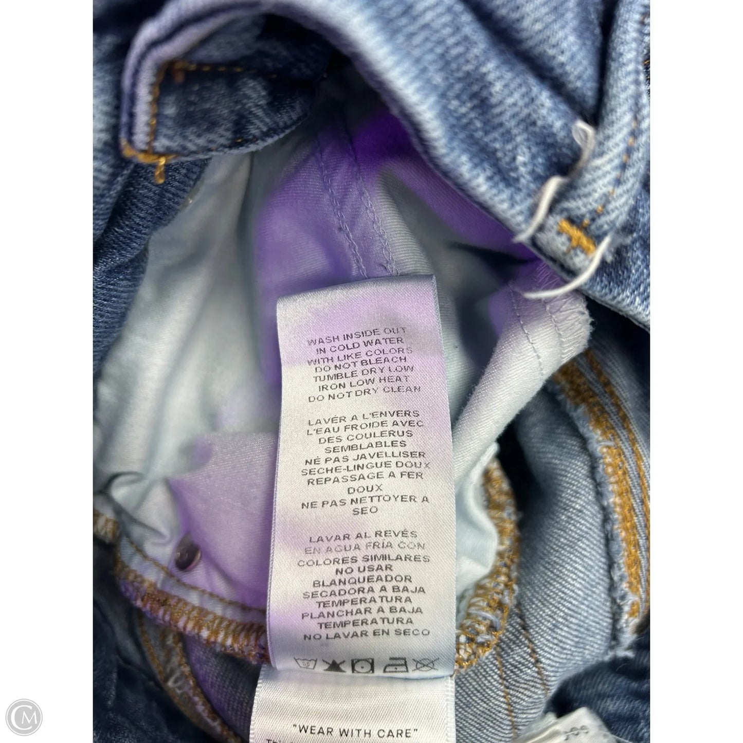 Jeans Designer By Good American In Blue Denim, Size: 0