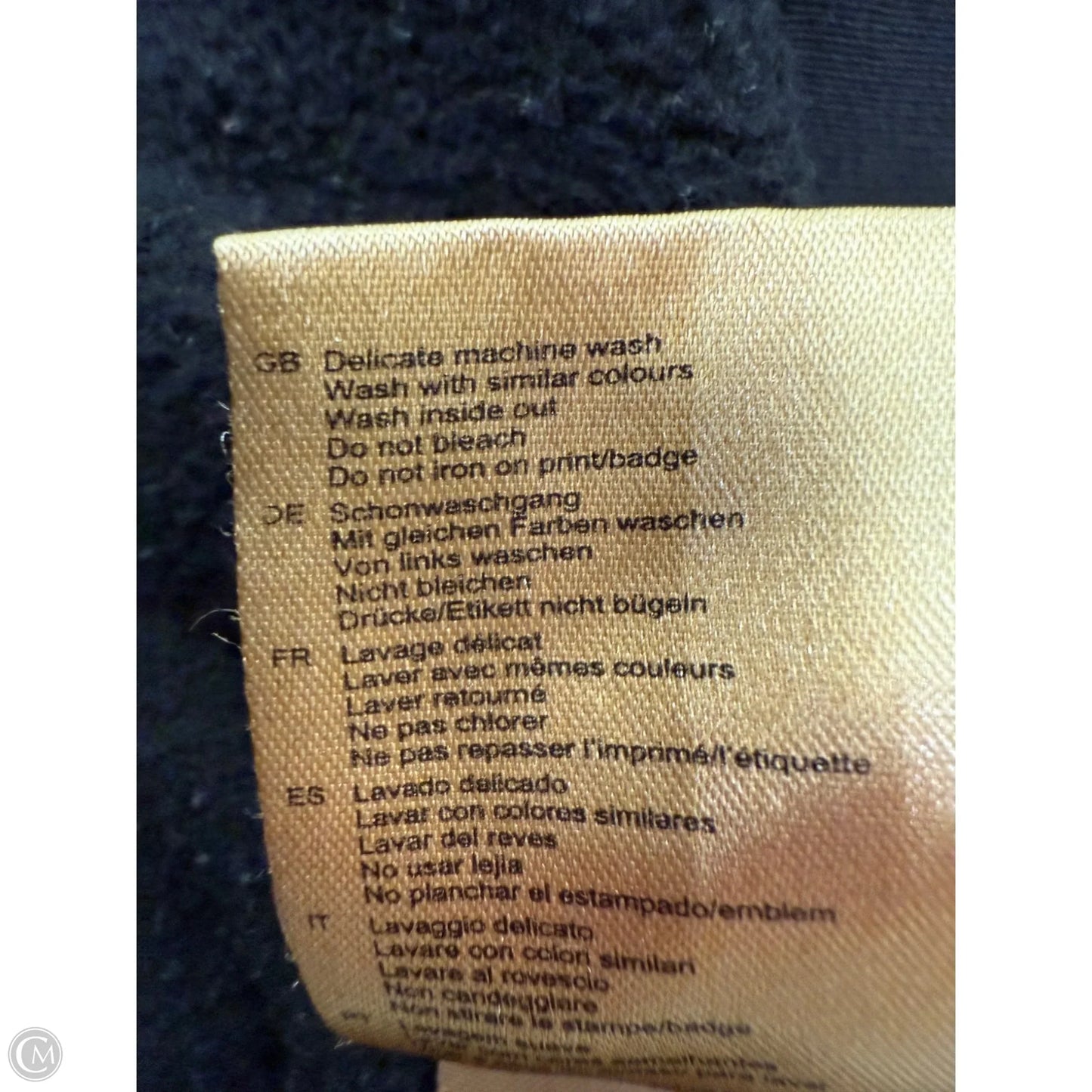 Sweatshirt Hoodie By Scotch & Soda In Black & Red, Size: M