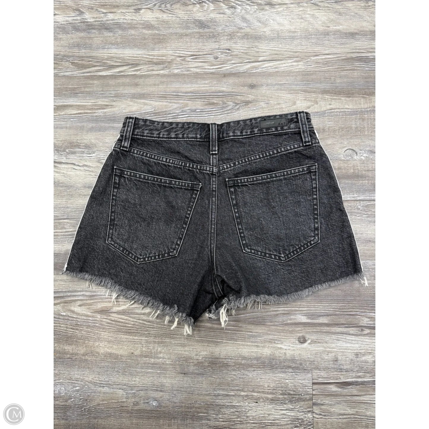Shorts By Abercrombie And Fitch In Black Denim, Size: 2