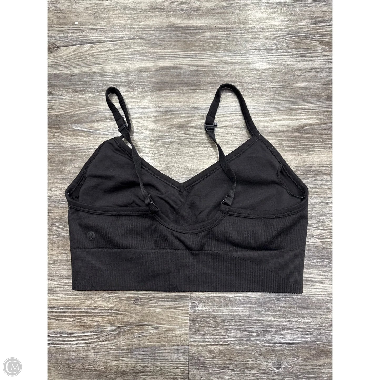 Athletic Bra By Lululemon In Black, Size: M