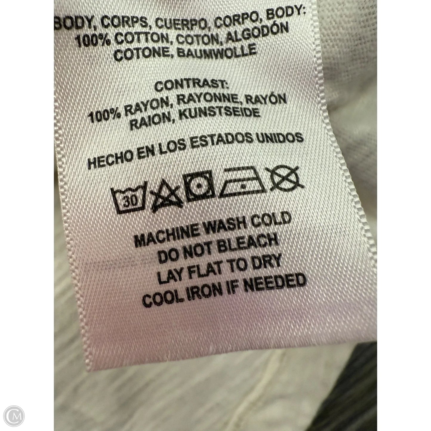 Top Short Sleeve By T.la In White, Size: Xs