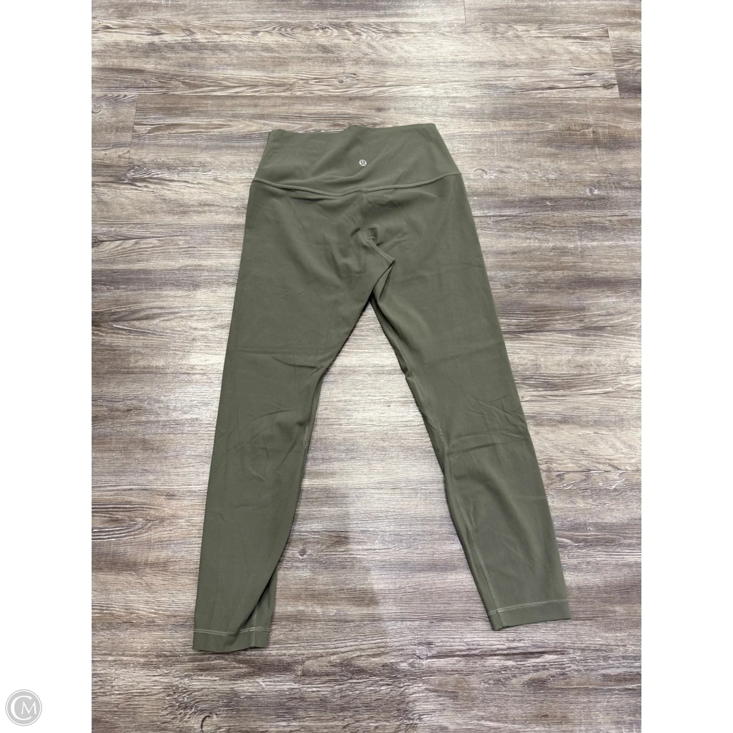 Athletic Leggings By Lululemon In Green, Size: 8