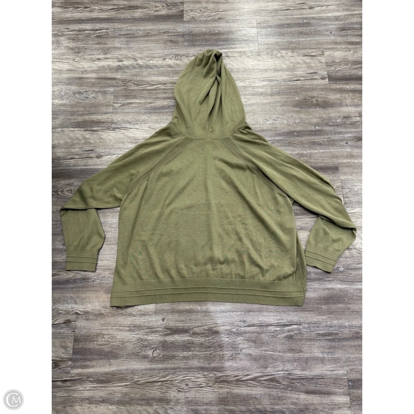 Athletic Sweatshirt Hoodie By Athleta In Green, Size: 3x