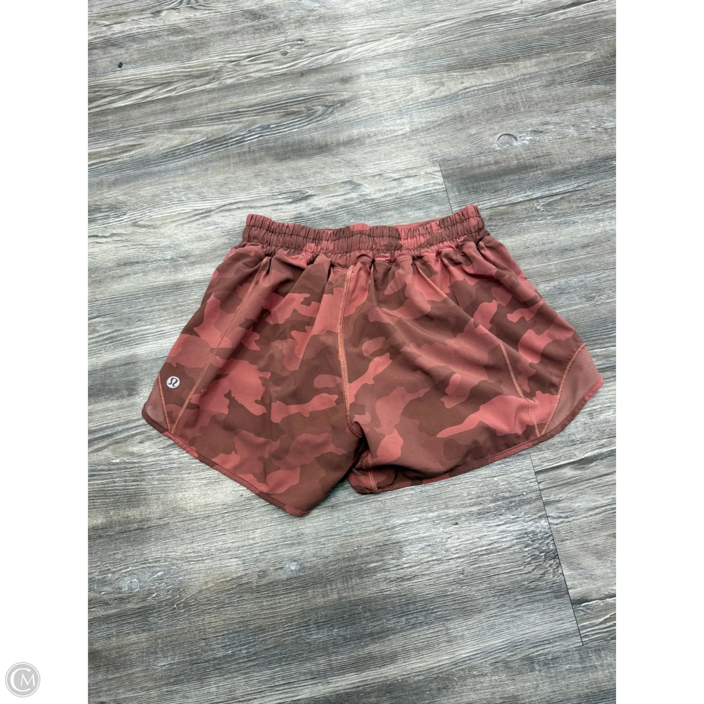 Athletic Shorts By Lululemon In Camouflage Print, Size: 4
