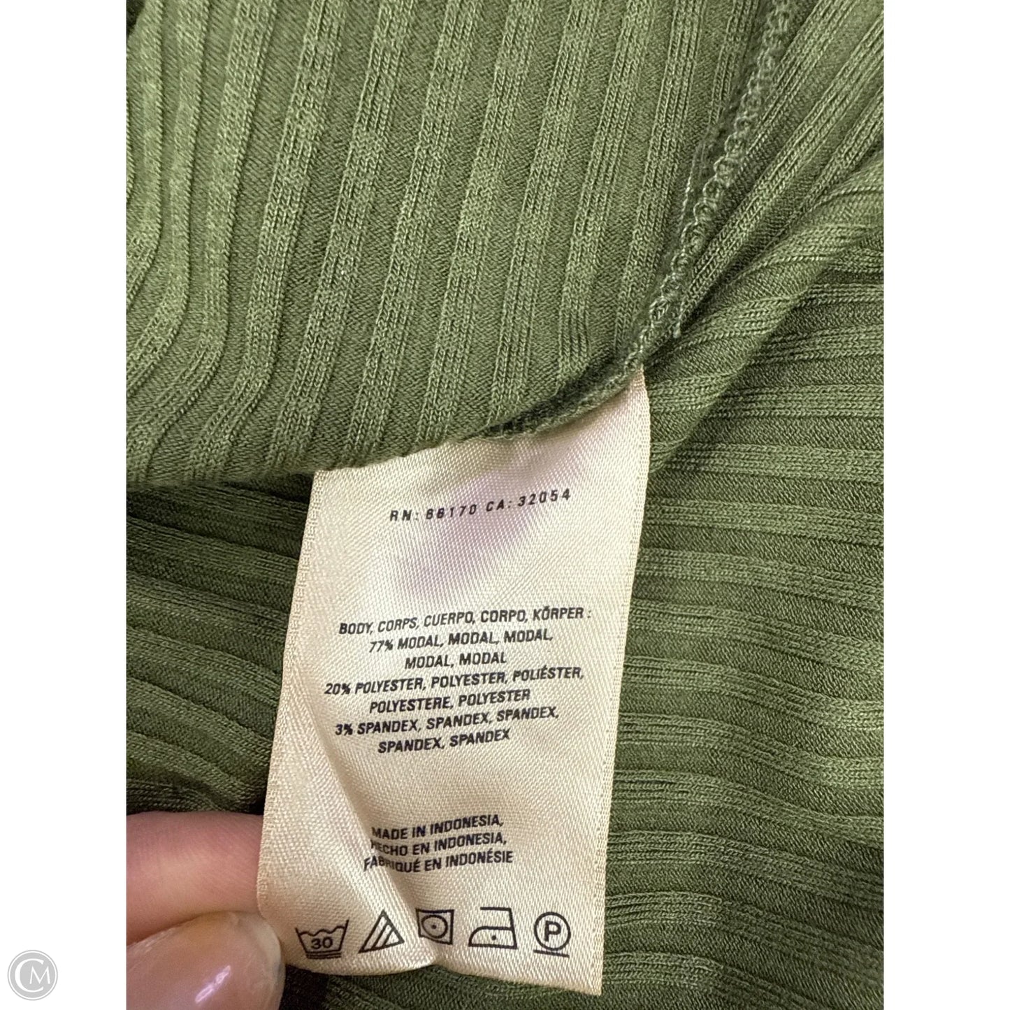 Dress Casual Midi By Anthropologie In Green, Size: 3x
