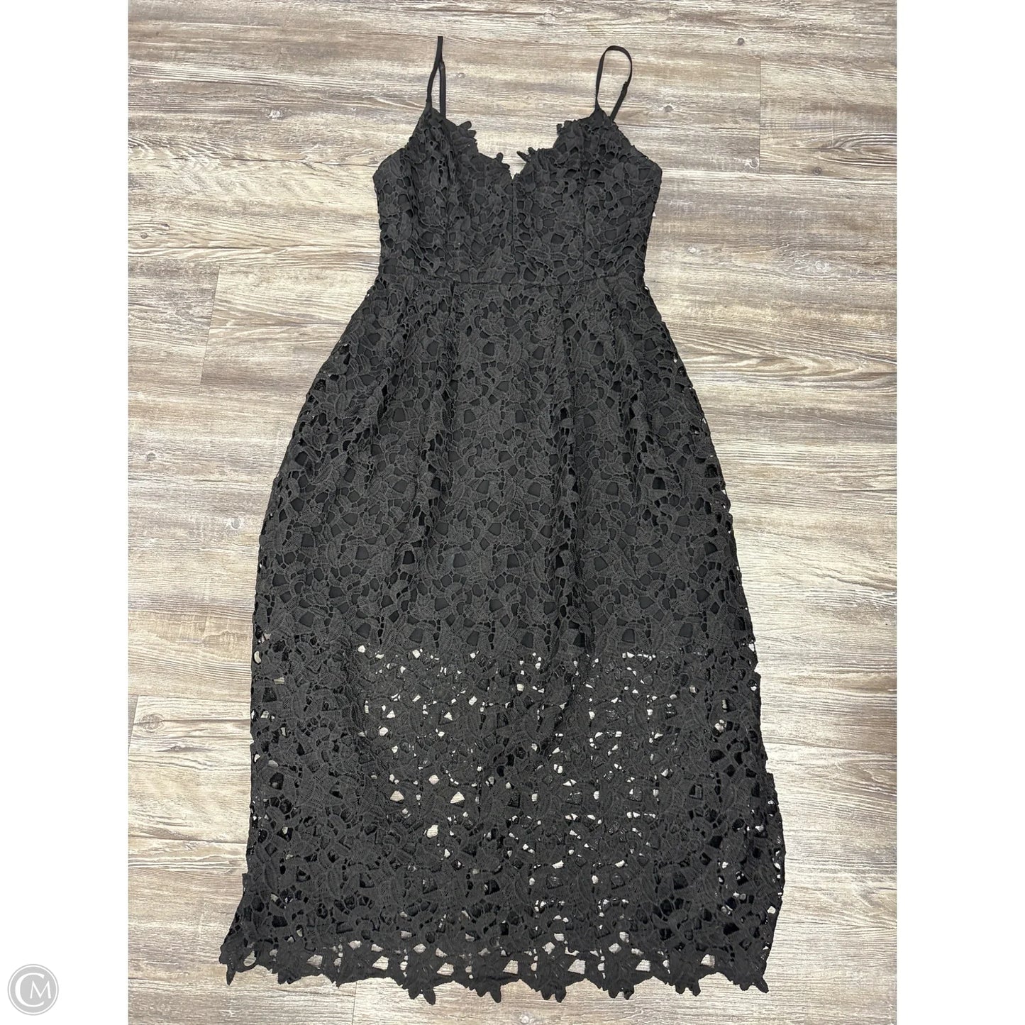Dress Casual Midi By Astr In Black, Size: M