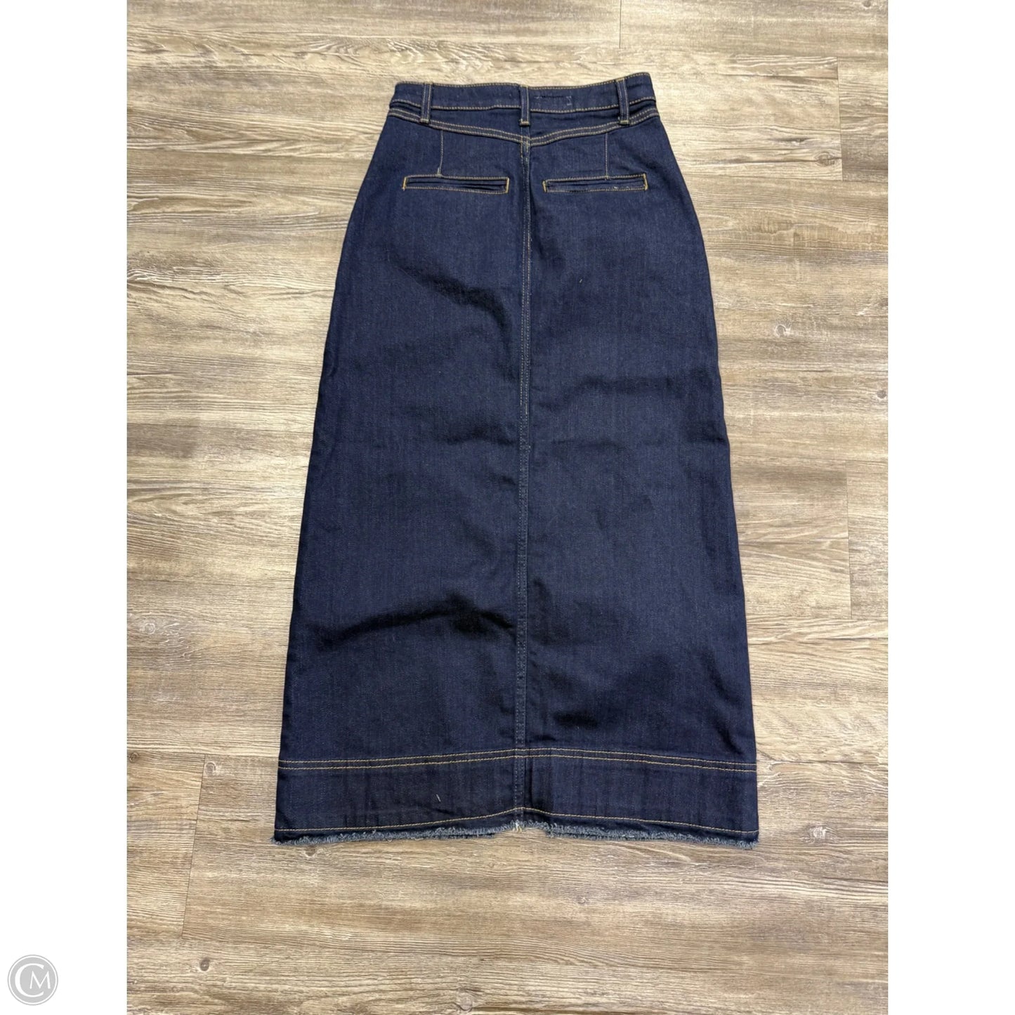 Skirt Midi By Pilcro In Blue Denim, Size: 0