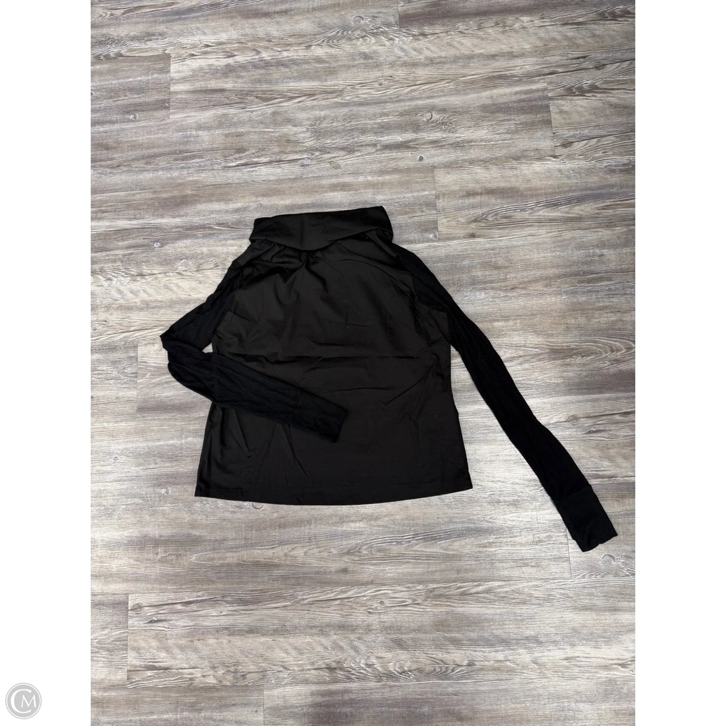 Top Long Sleeve By Cmb In Black, Size: L